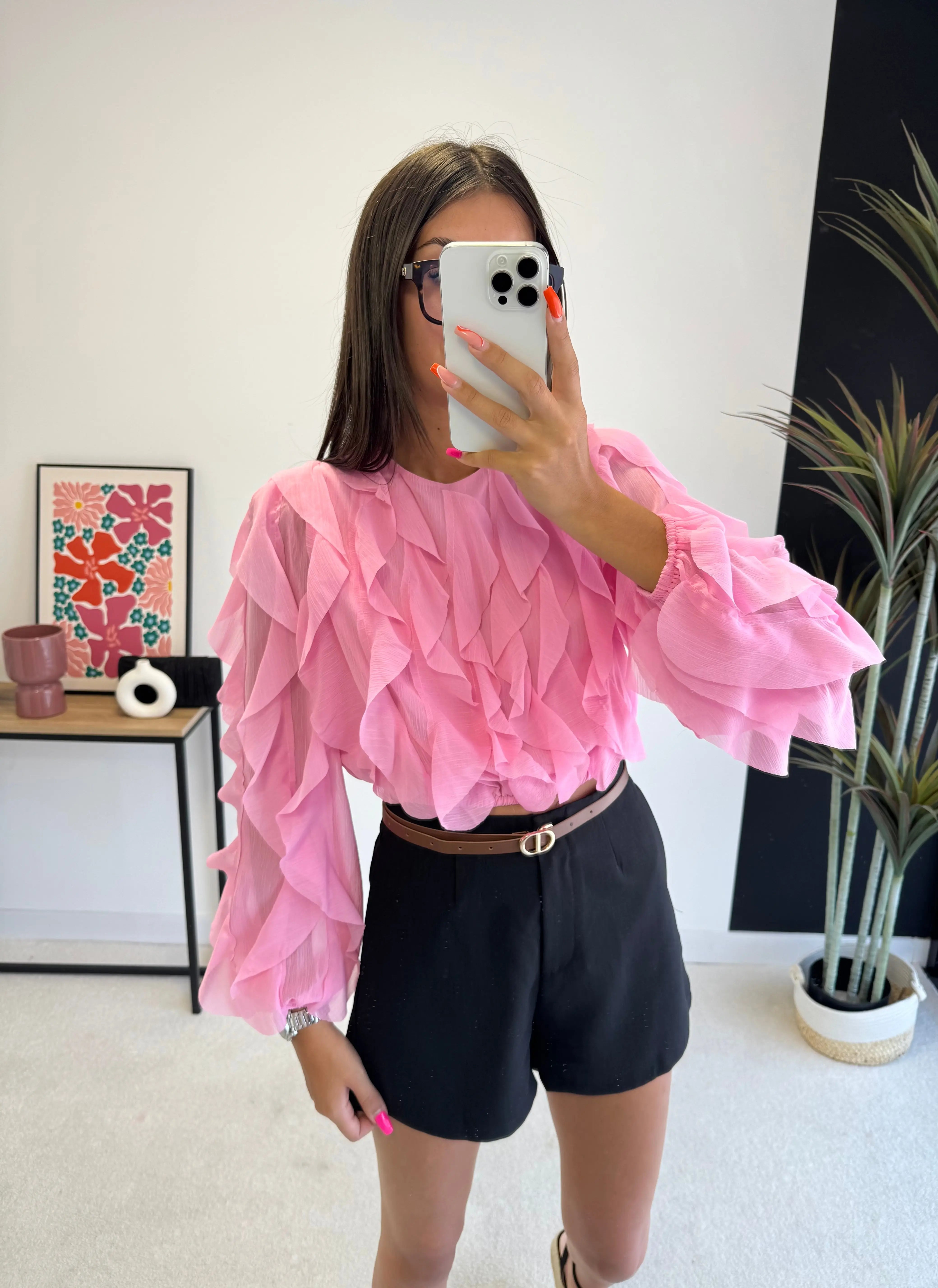 Blouse rose DS.Sélection