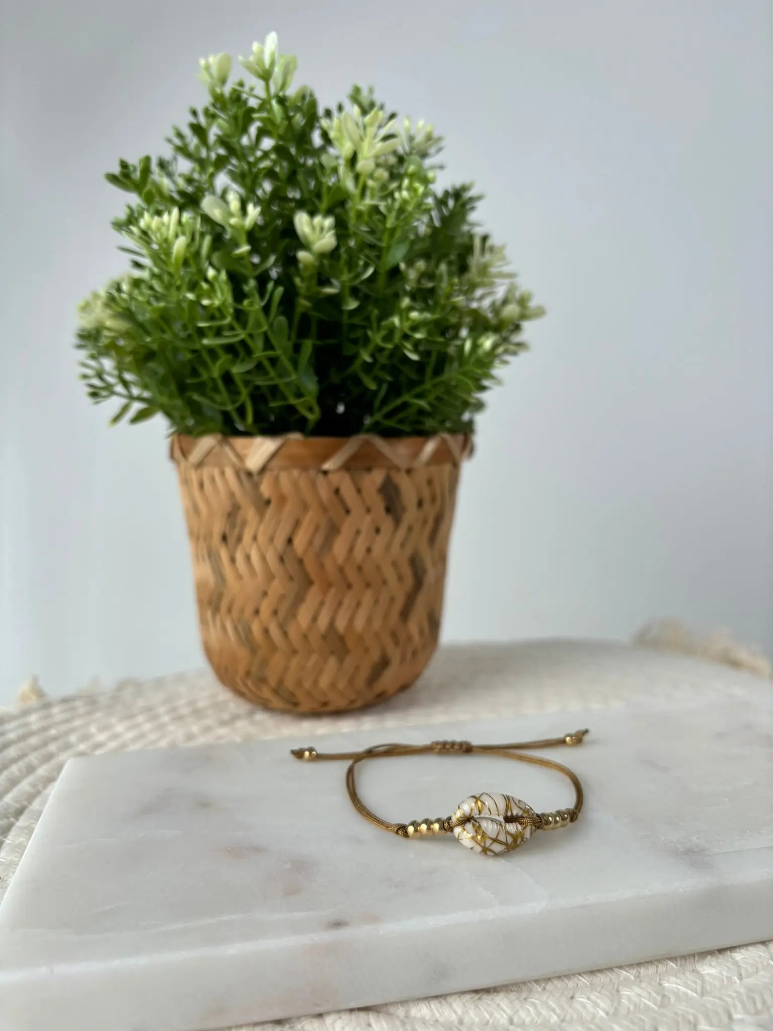 Bracelet doré coquillage DS.Sélection