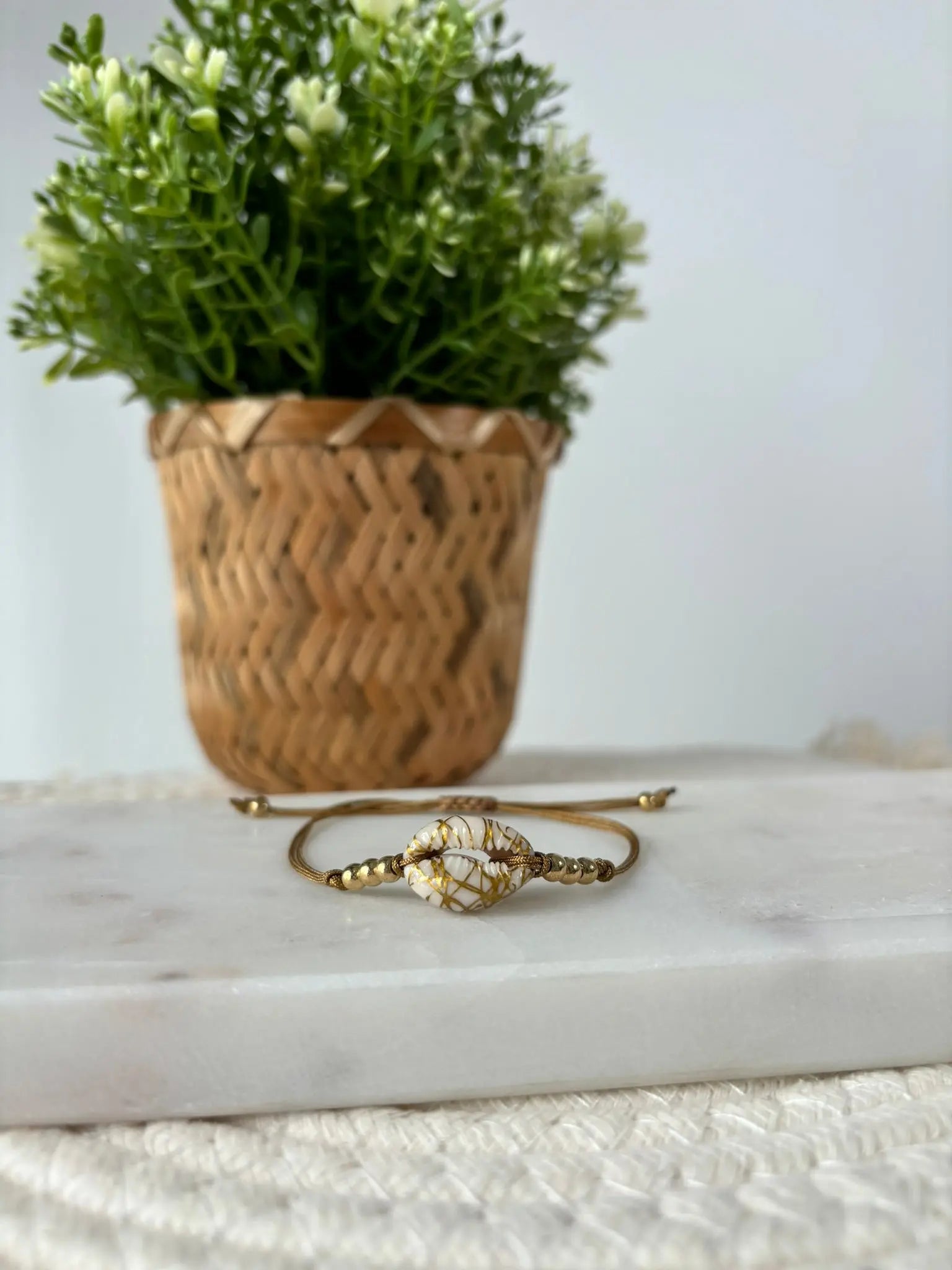Bracelet doré coquillage DS.Sélection