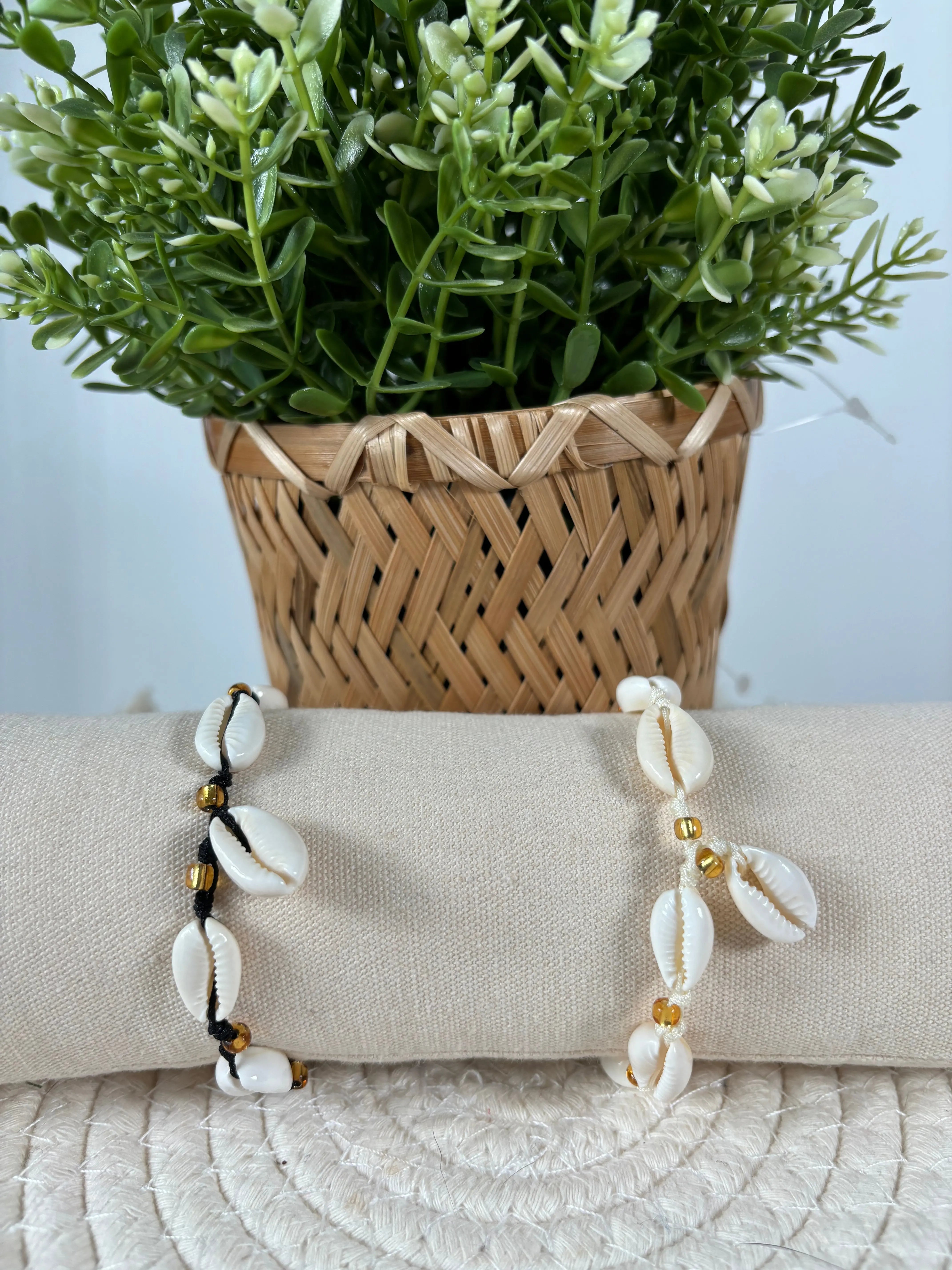 Bracelets de cheville coquillages DS.Sélection