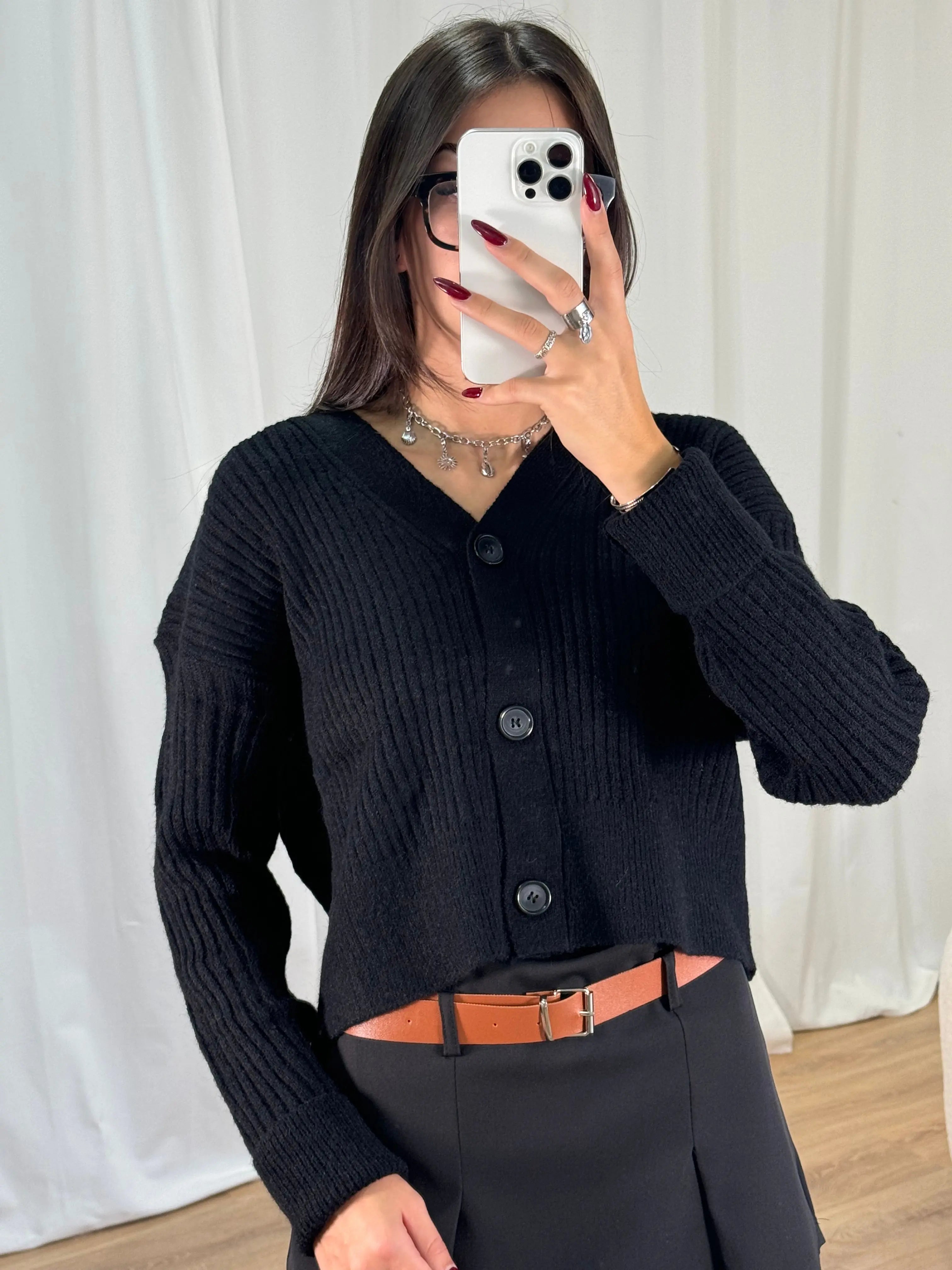 Cardigan noir DS.Sélection