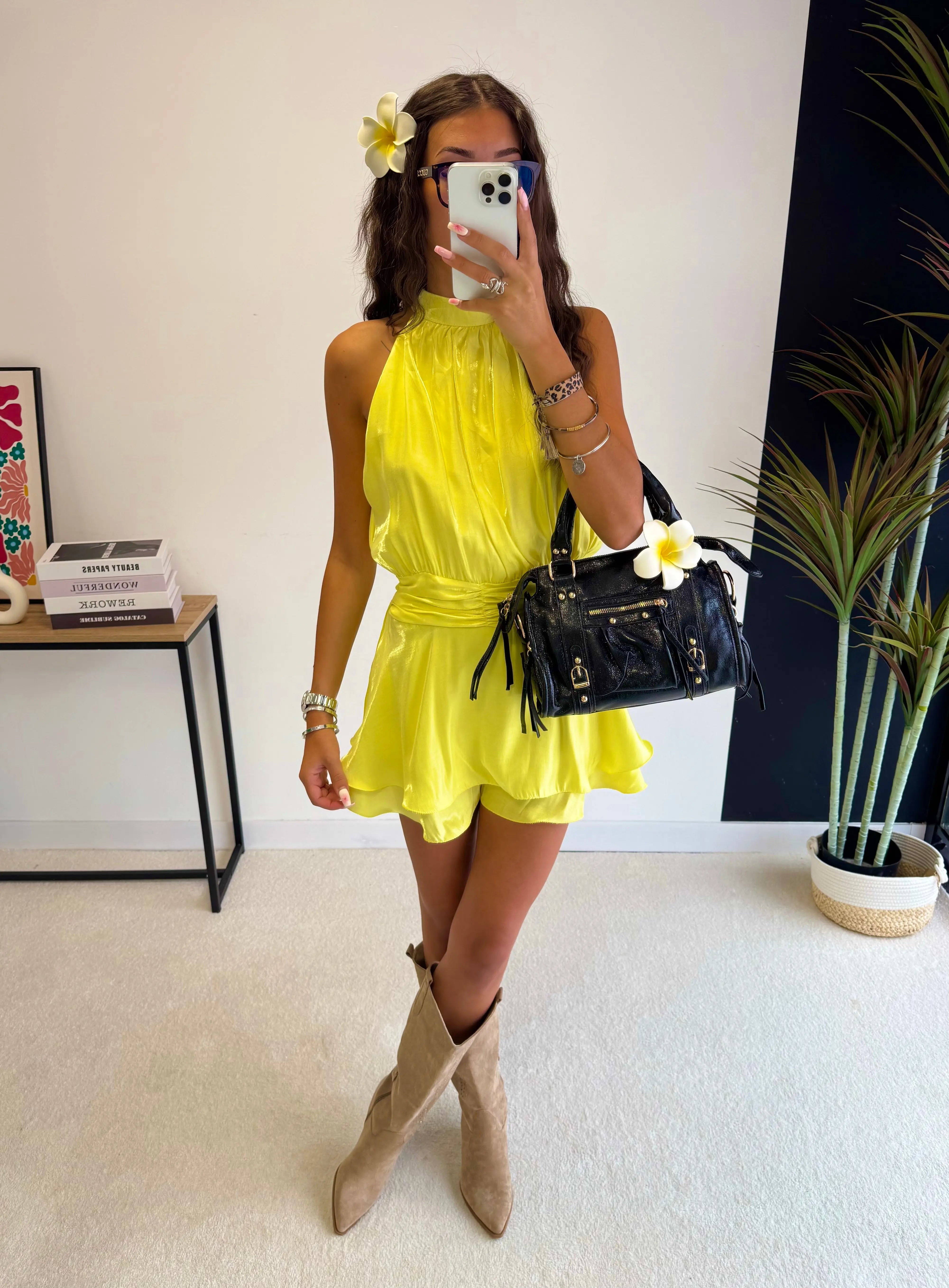 Combishort satinée DS.Sélection