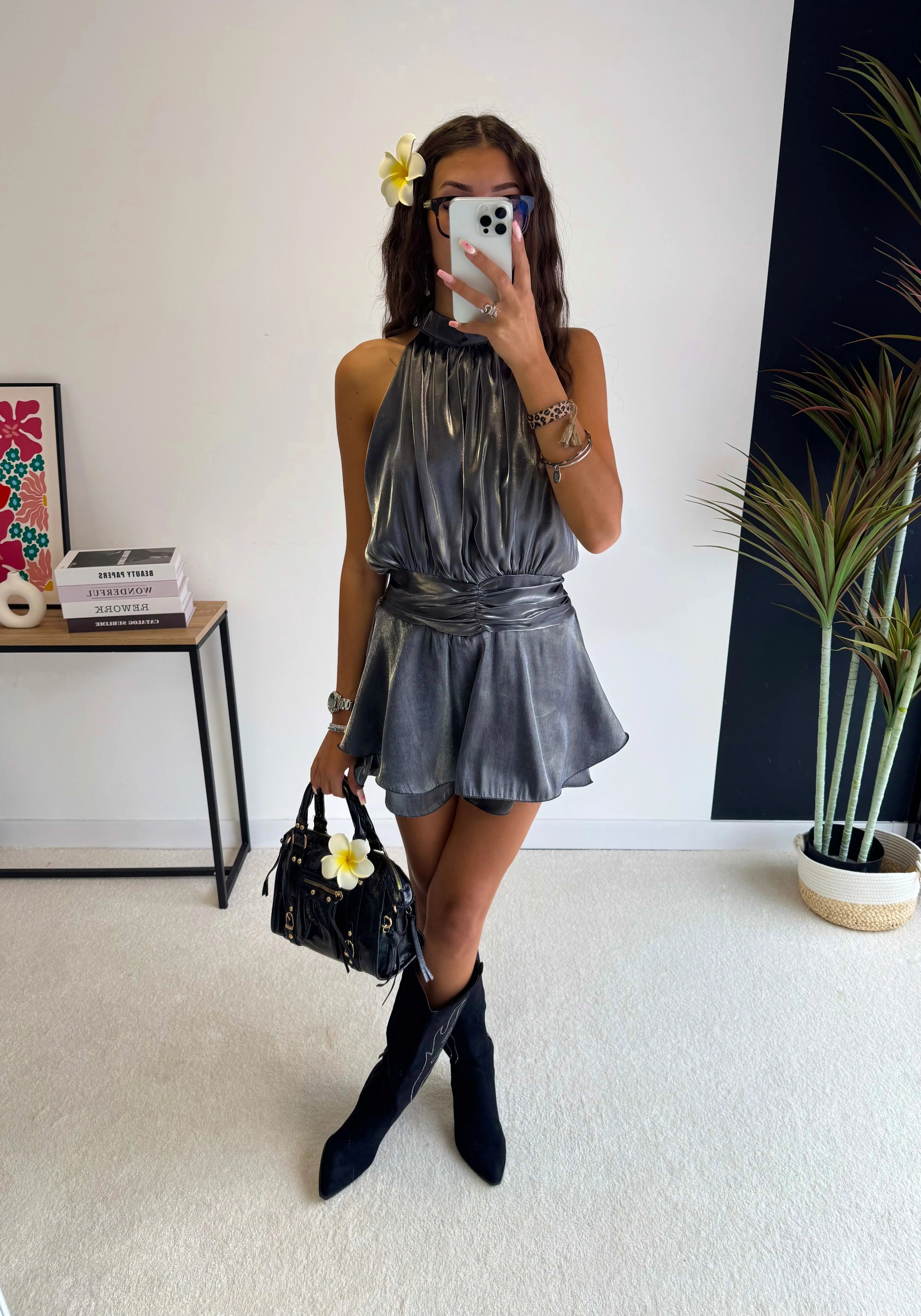 Combishort satinée DS.Sélection