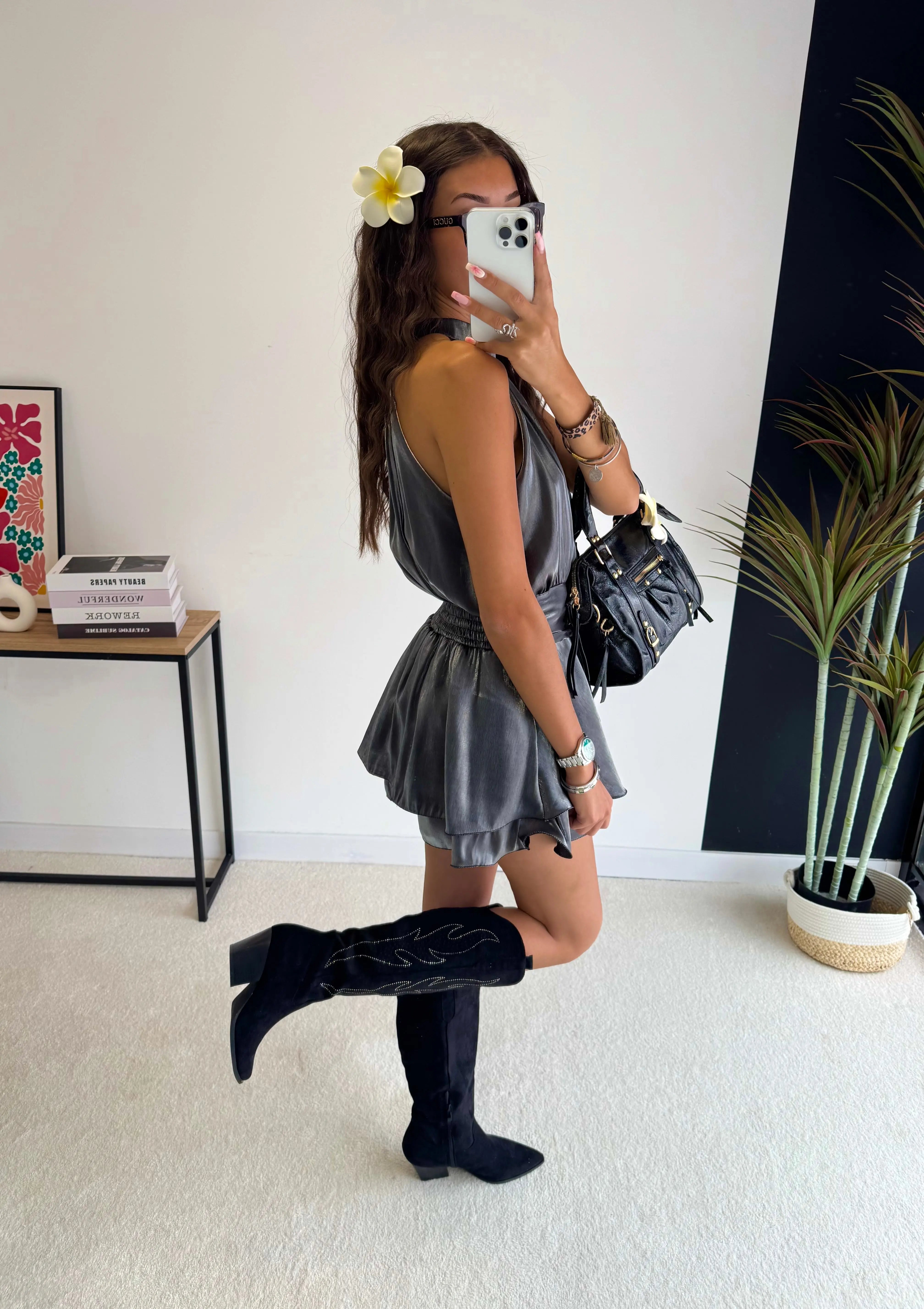 Combishort satinée DS.Sélection