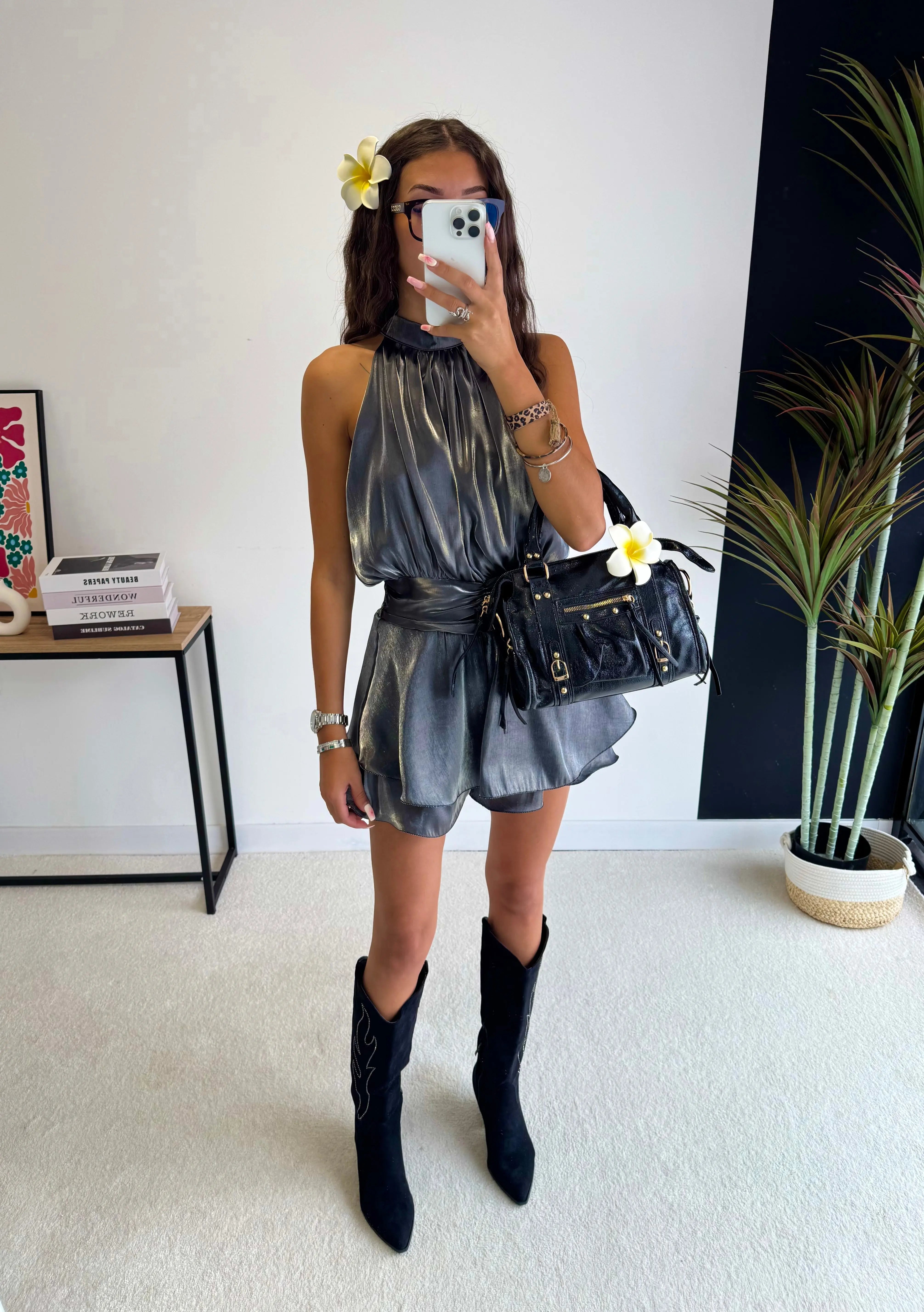 Combishort satinée DS.Sélection