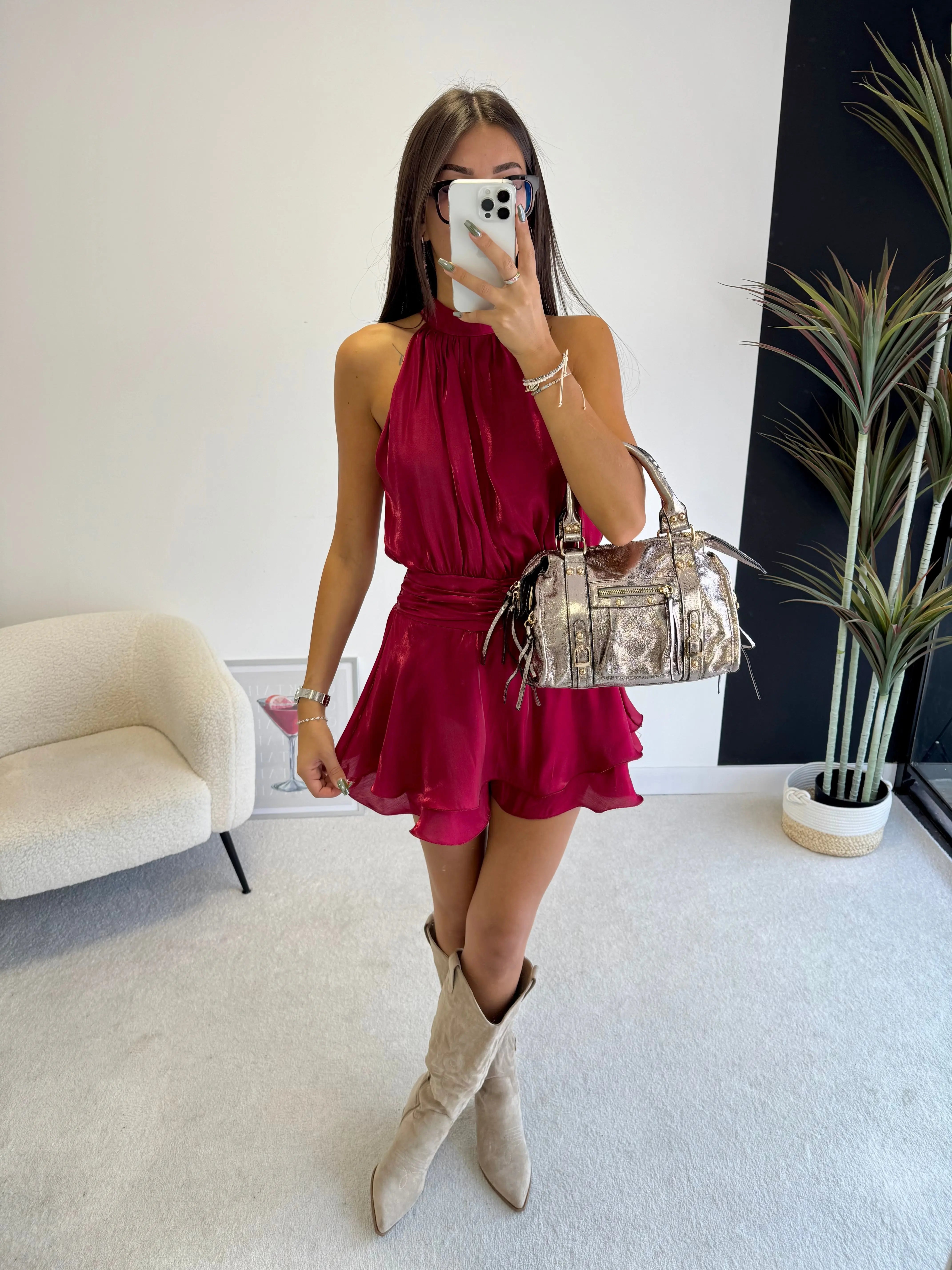 Combishort satinée DS.Sélection