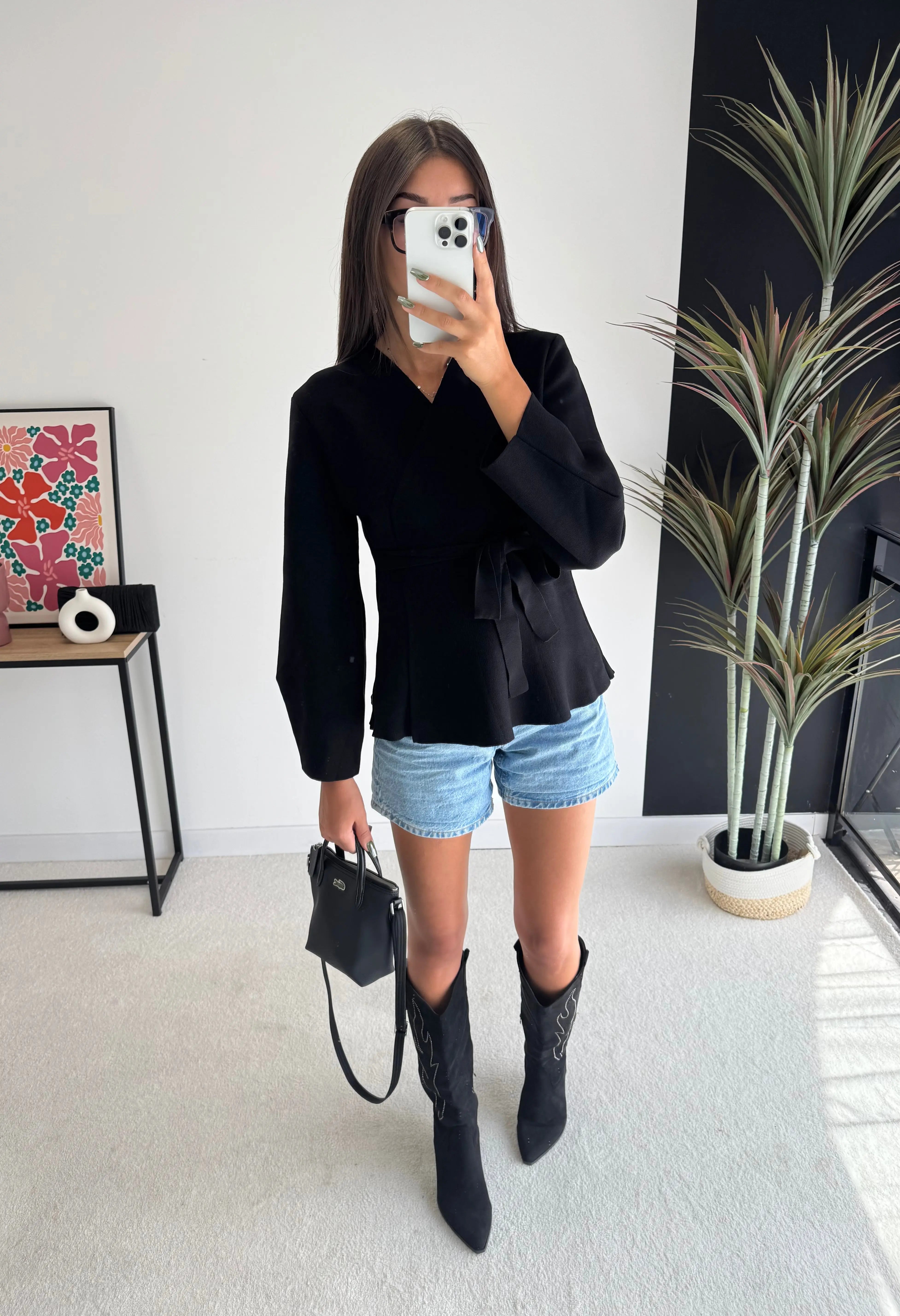 Gilet à noeud noir DS.Sélection