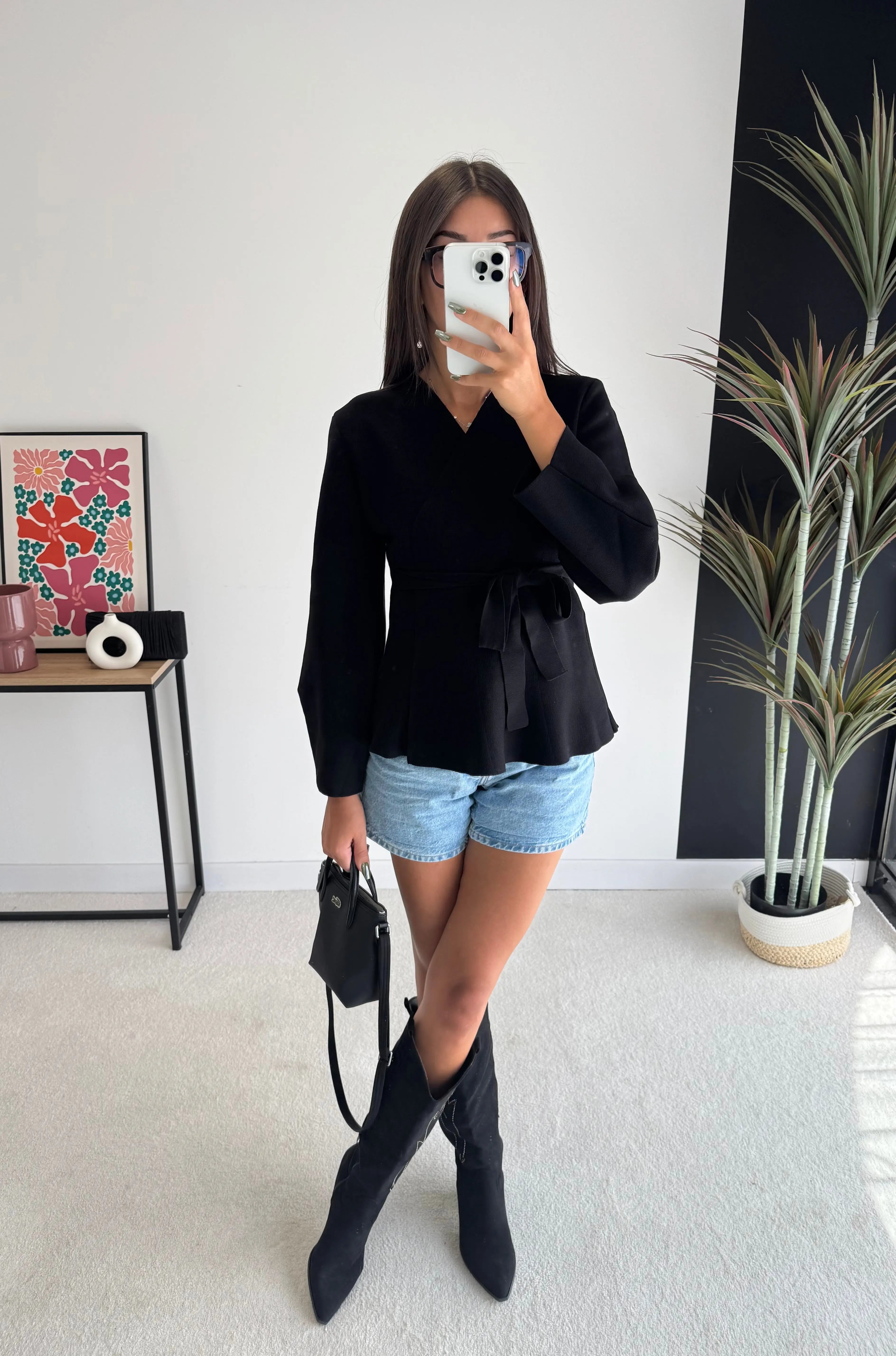 Gilet à noeud noir DS.Sélection
