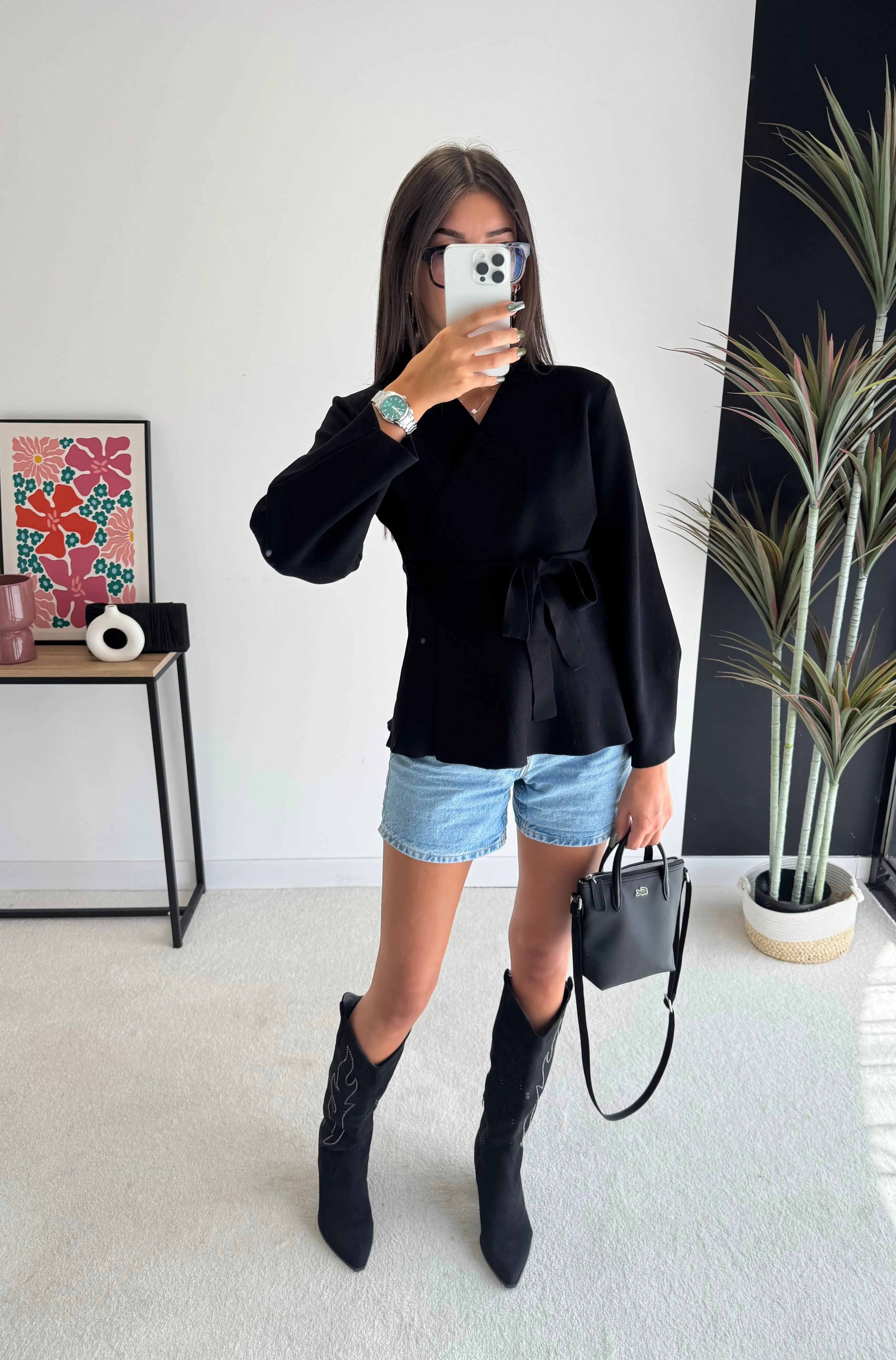 Gilet à noeud noir DS.Sélection