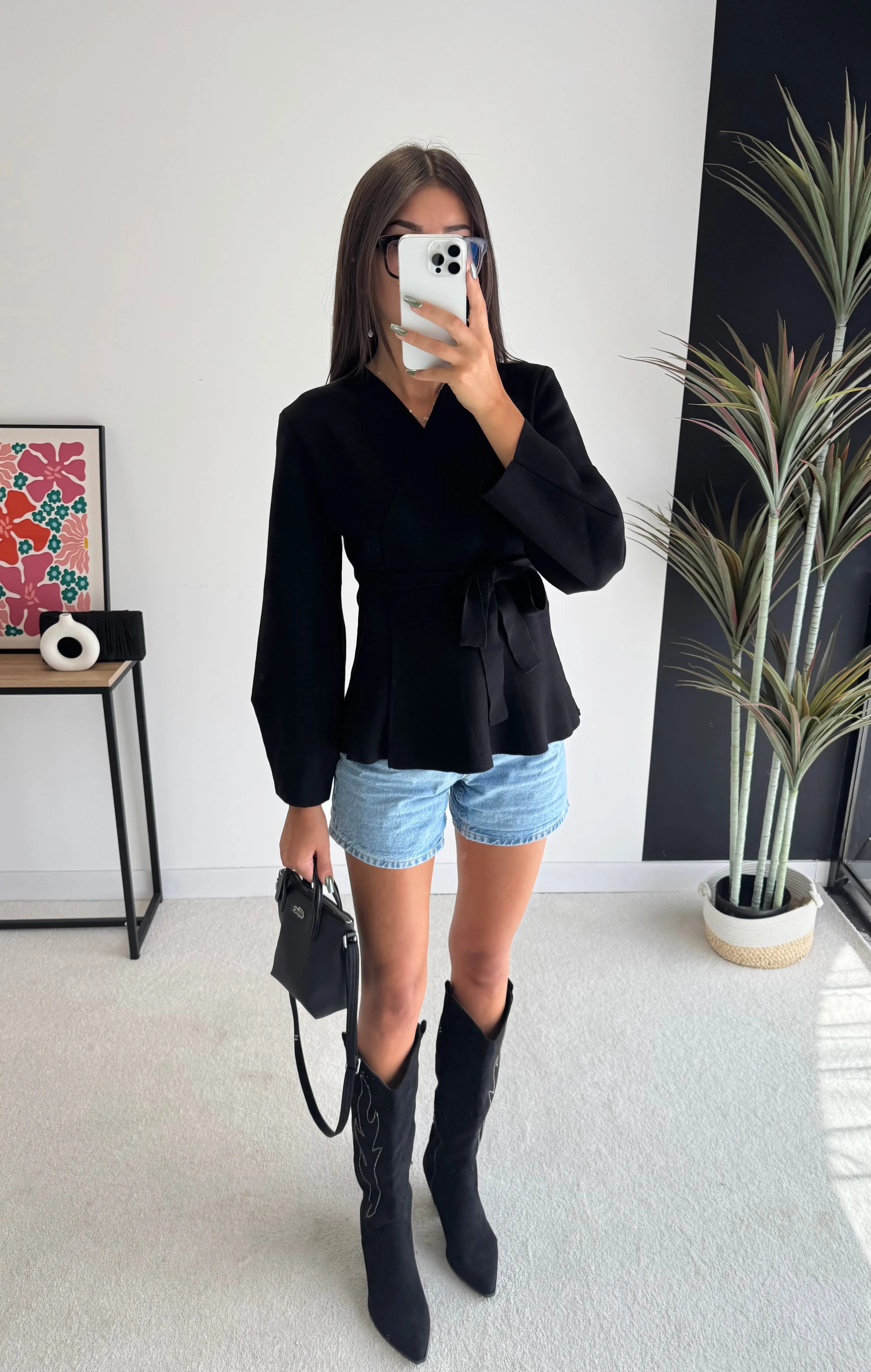 Gilet à noeud noir DS.Sélection