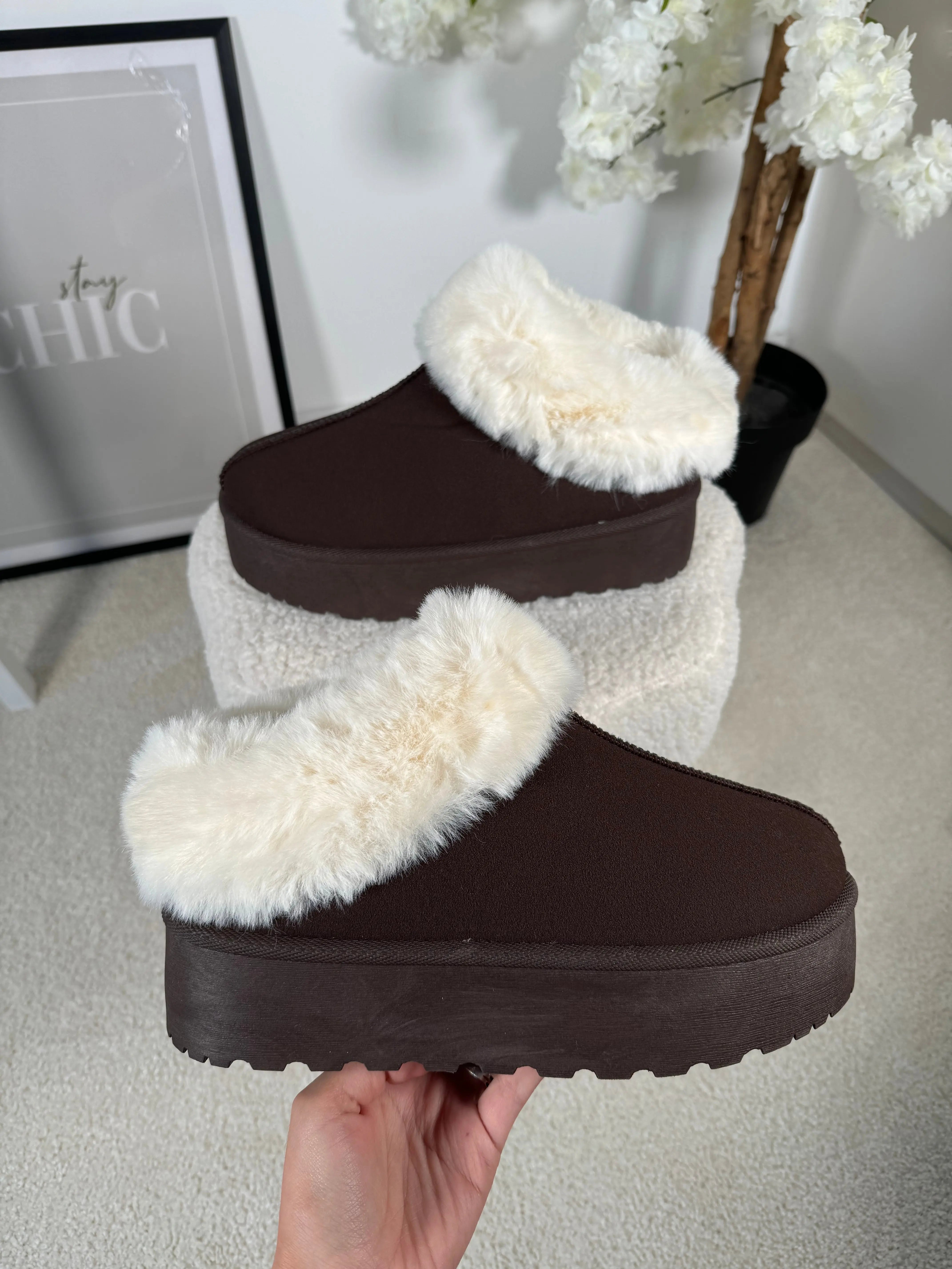 Mules chocolat DS.Sélection