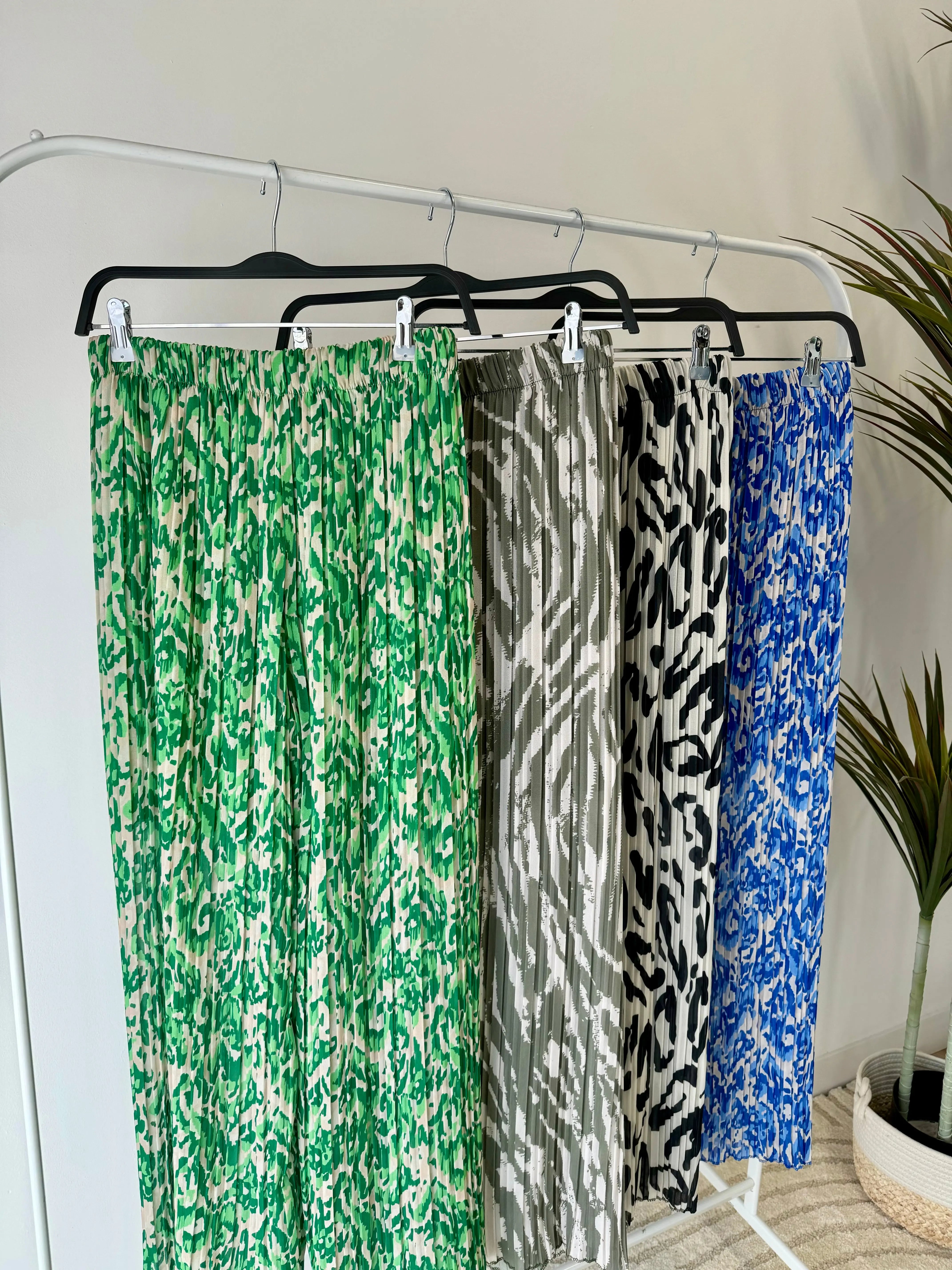Pantalon plissé bleu DS.Sélection