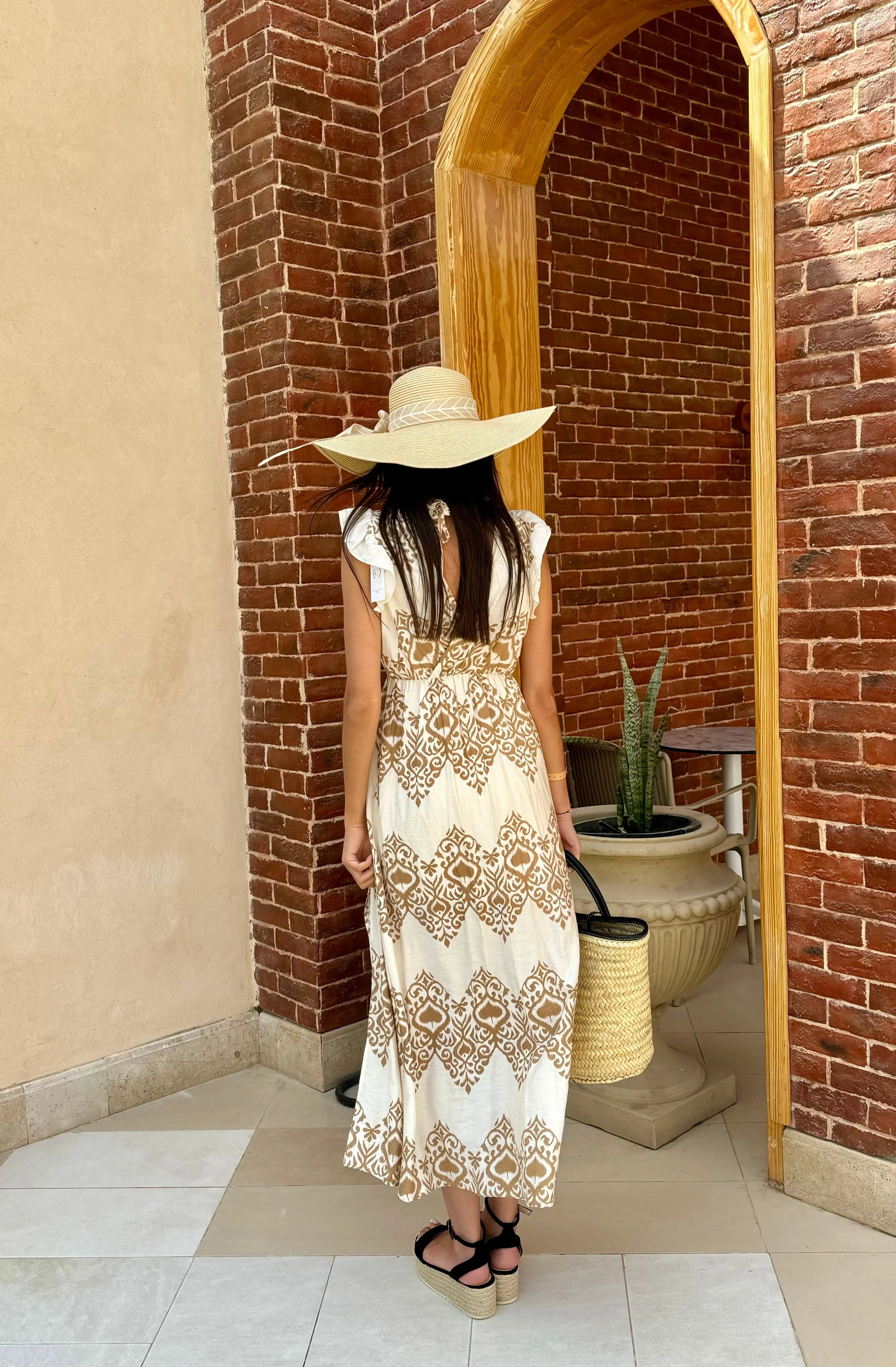 Robe longue écru DS.Sélection