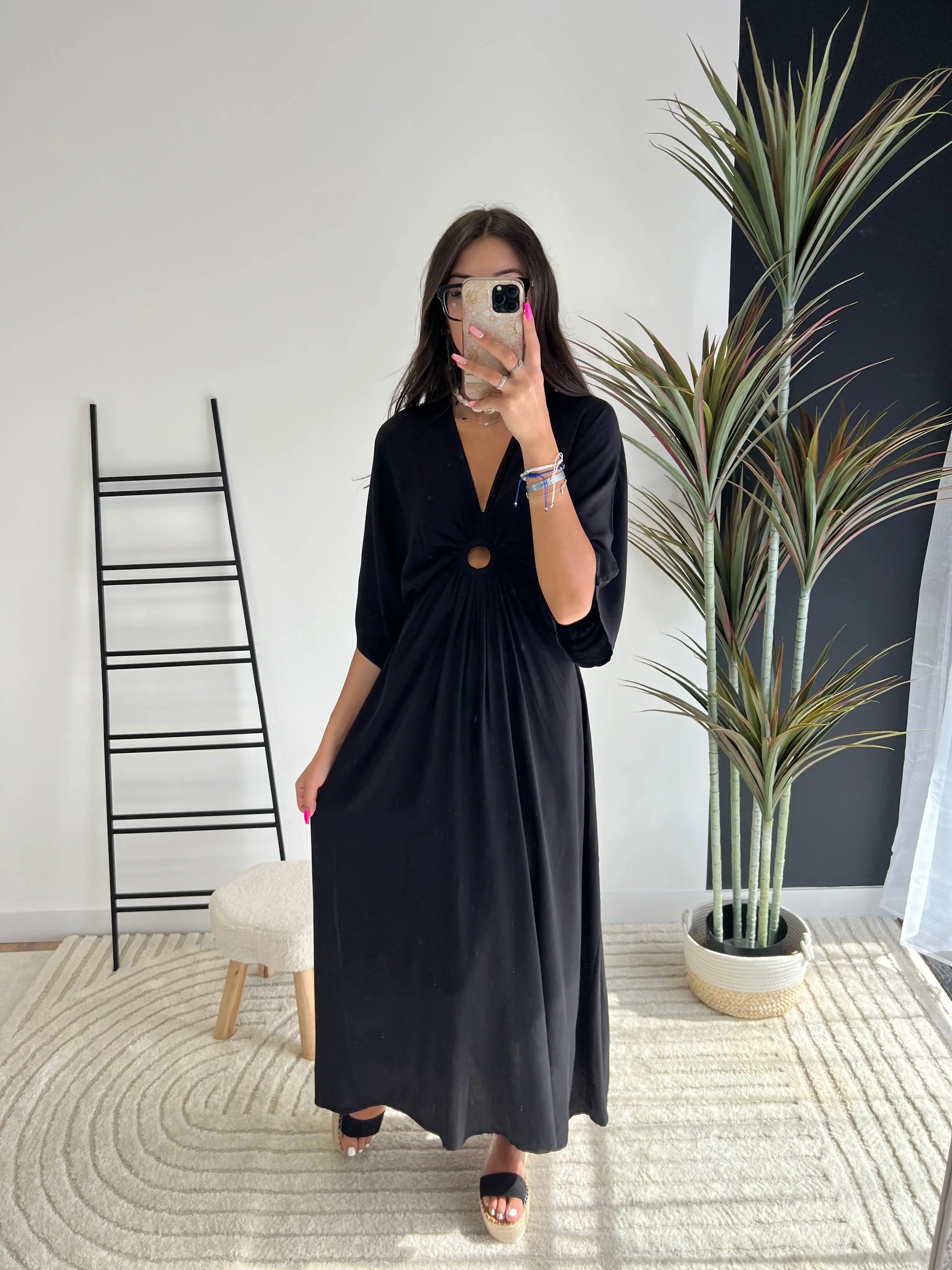 Robe longue noir DS.Sélection