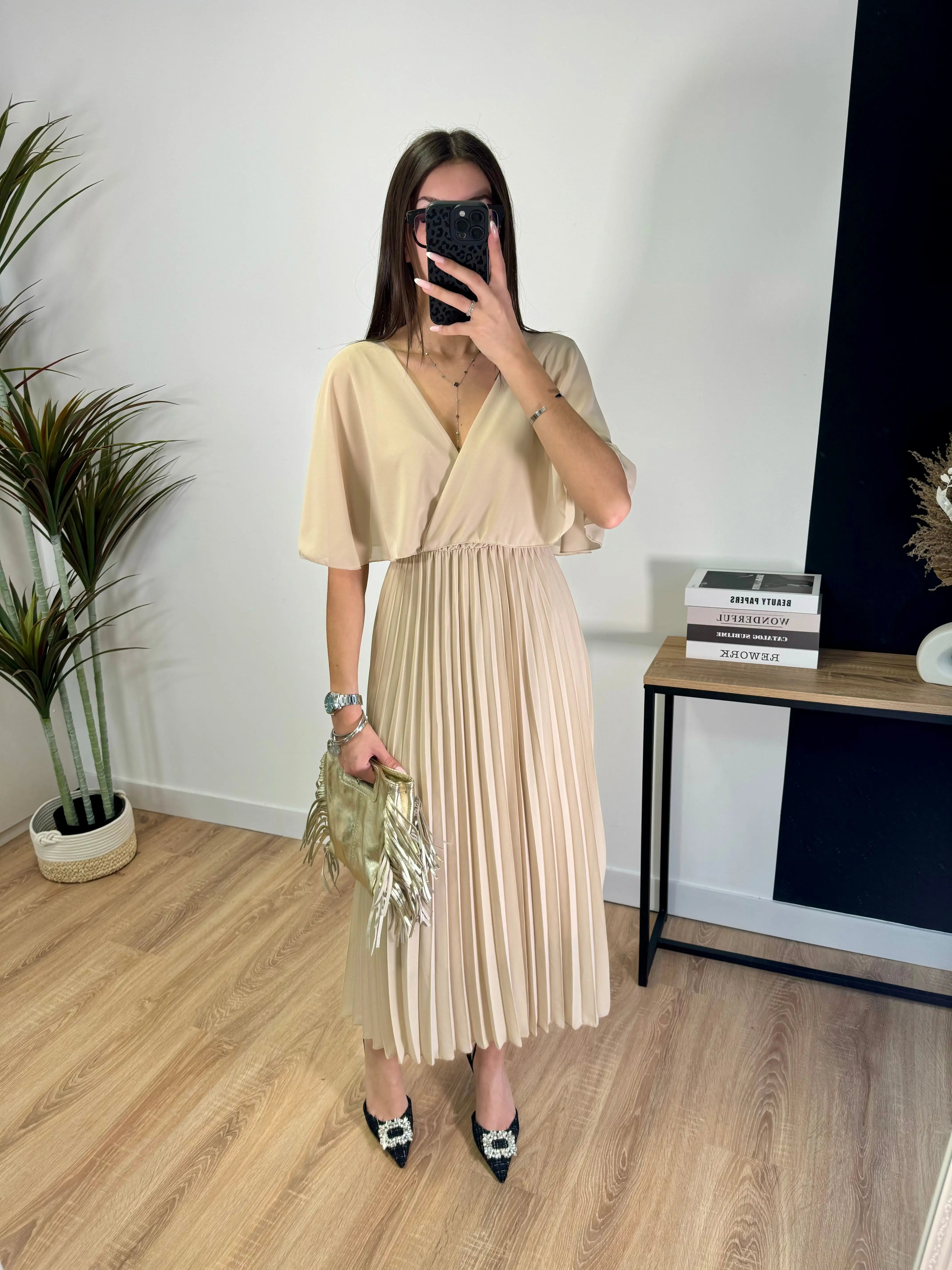 Robe plissée Lina DS.Sélection