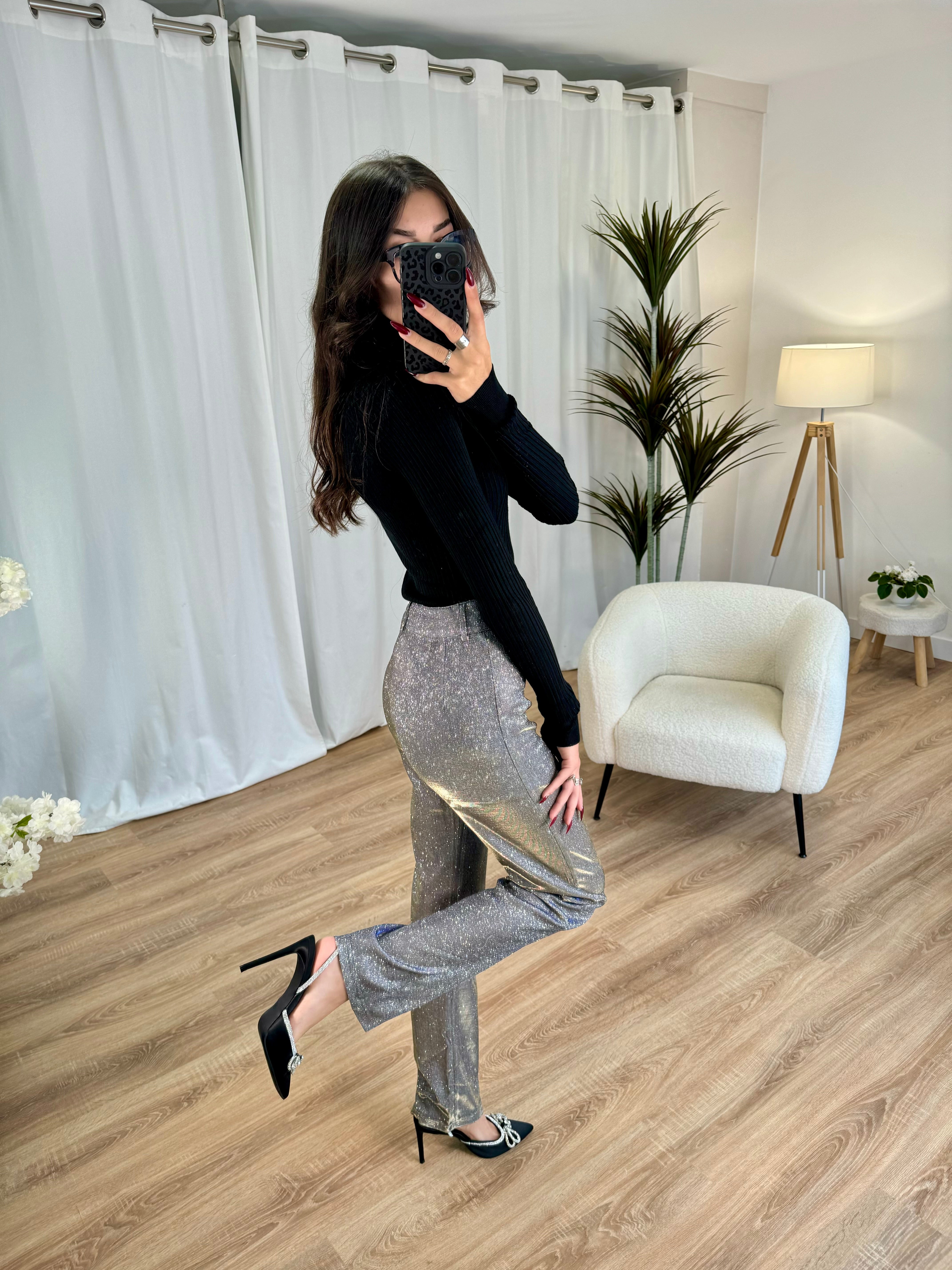 Pantalon pailleté