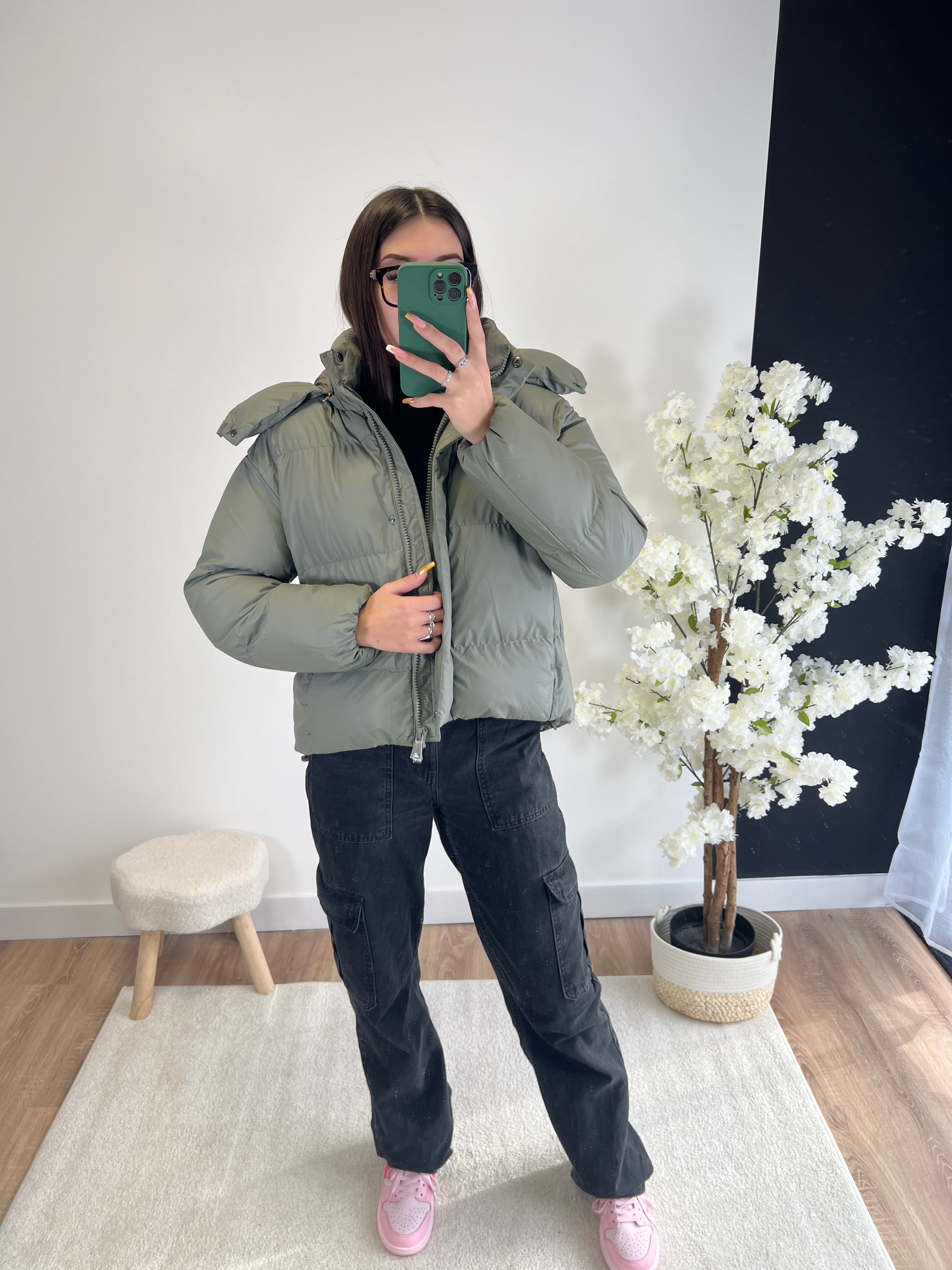 Doudoune grise outlet