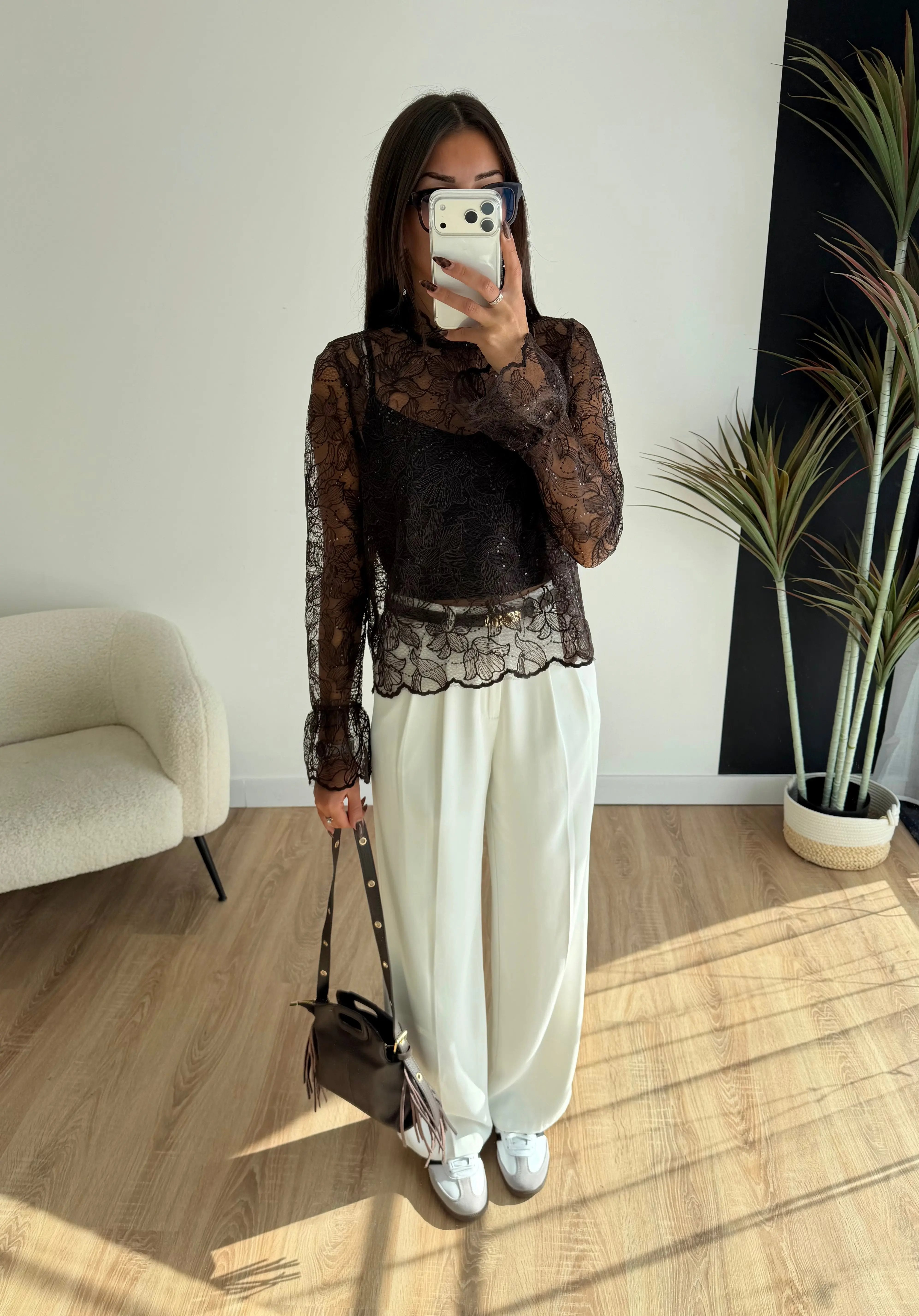 Blouse à dentelle DS.Sélection