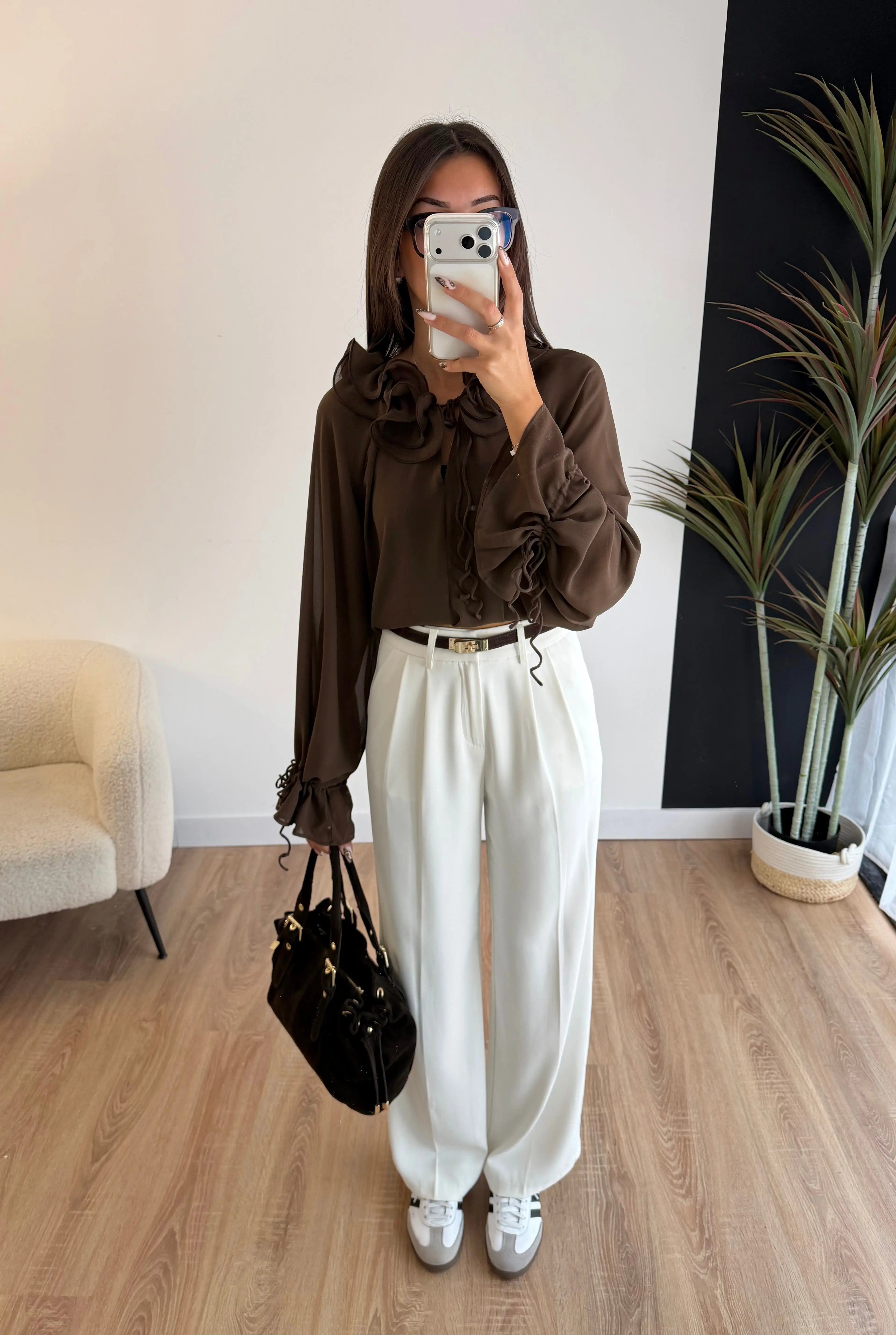 Blouse marron DS.Sélection