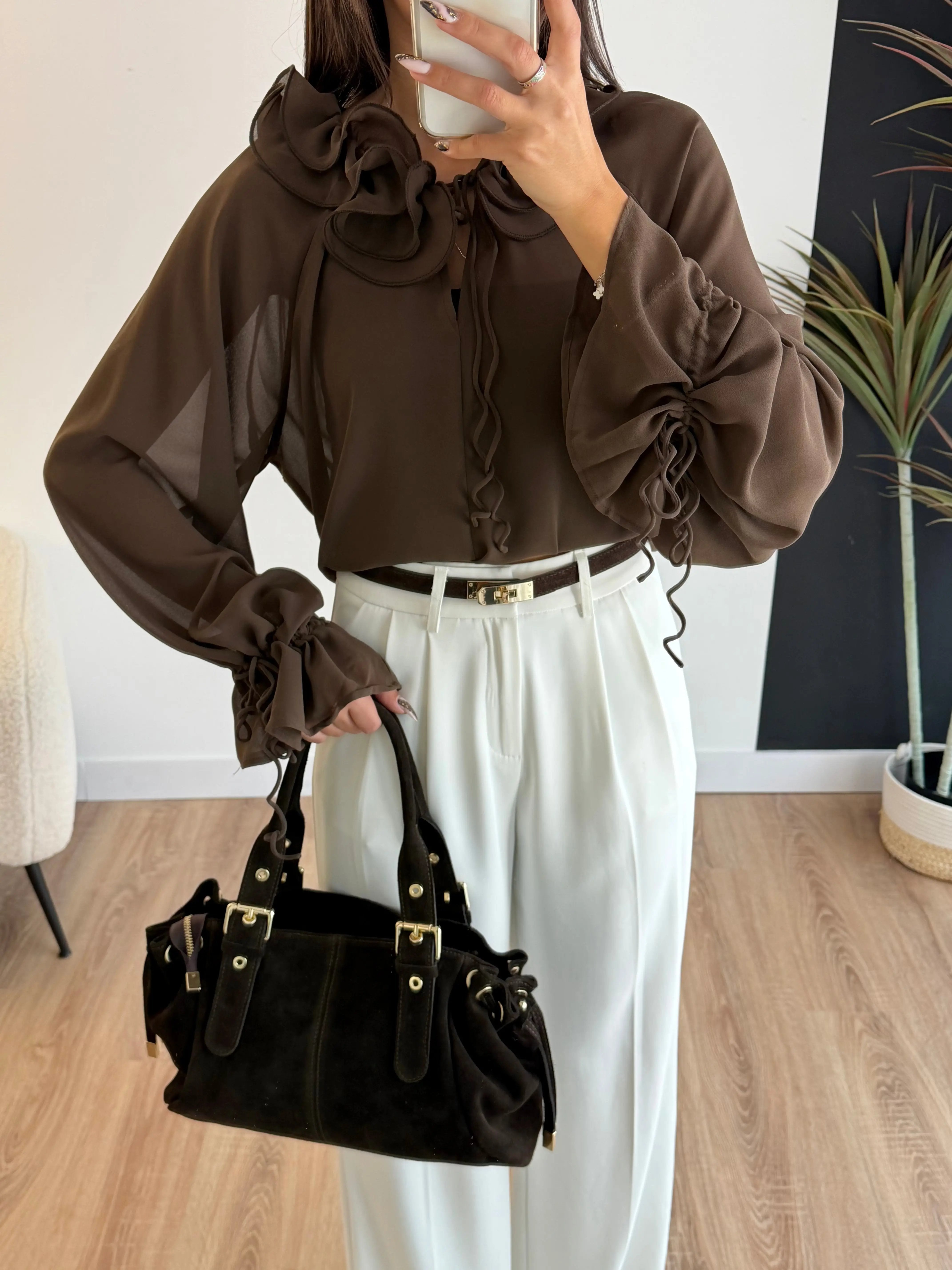 Blouse marron DS.Sélection