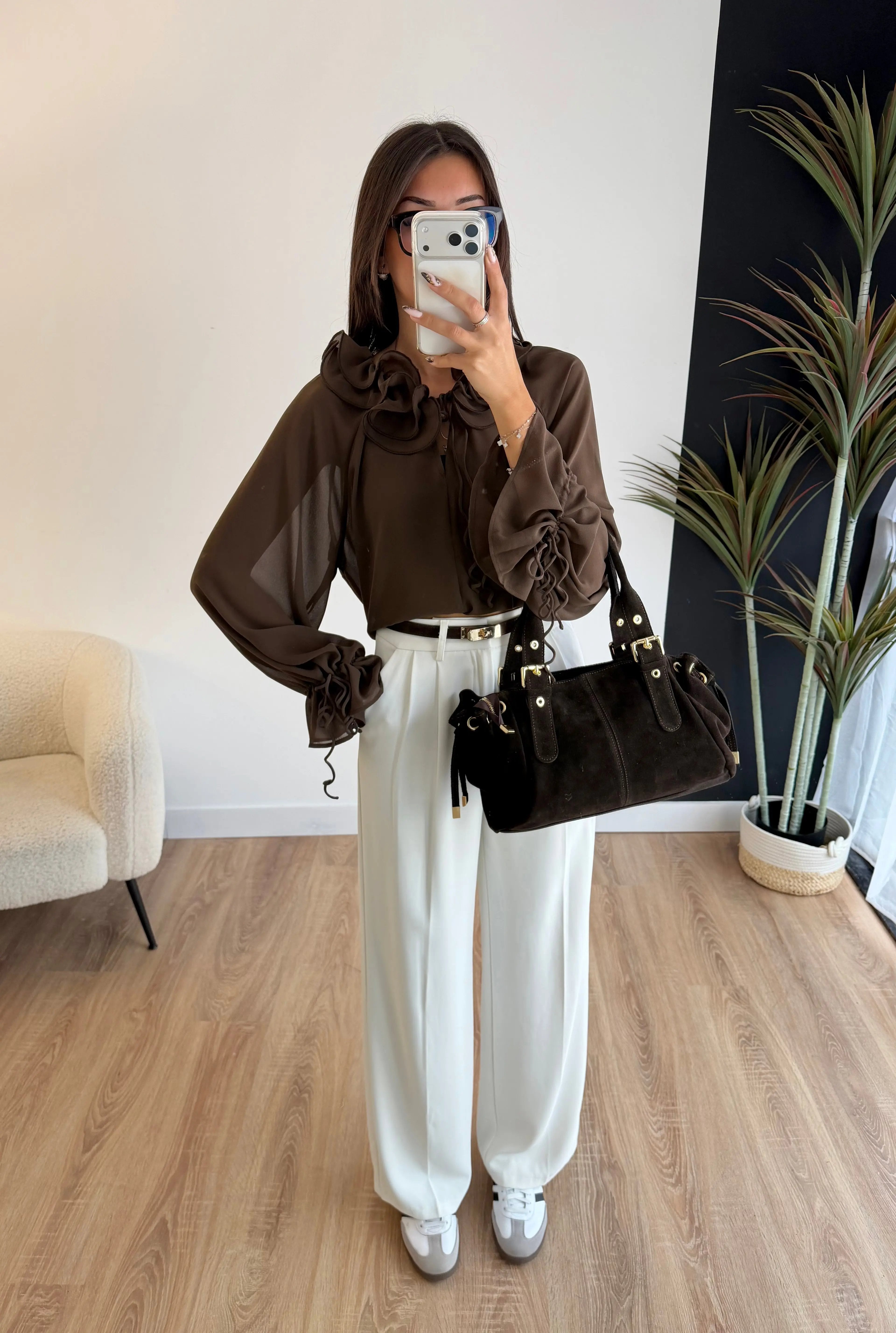 Blouse marron DS.Sélection