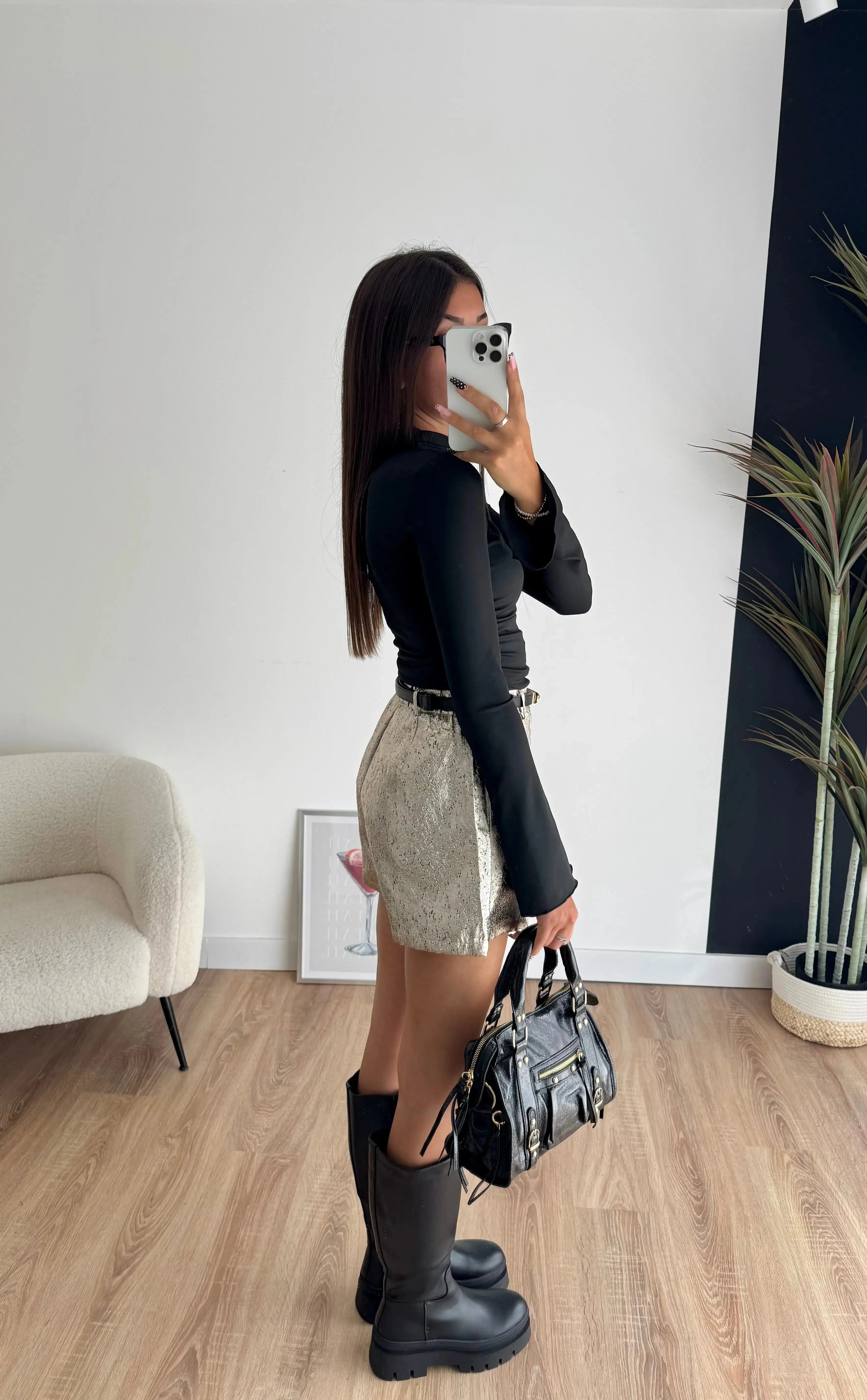 Short doré DS.Sélection