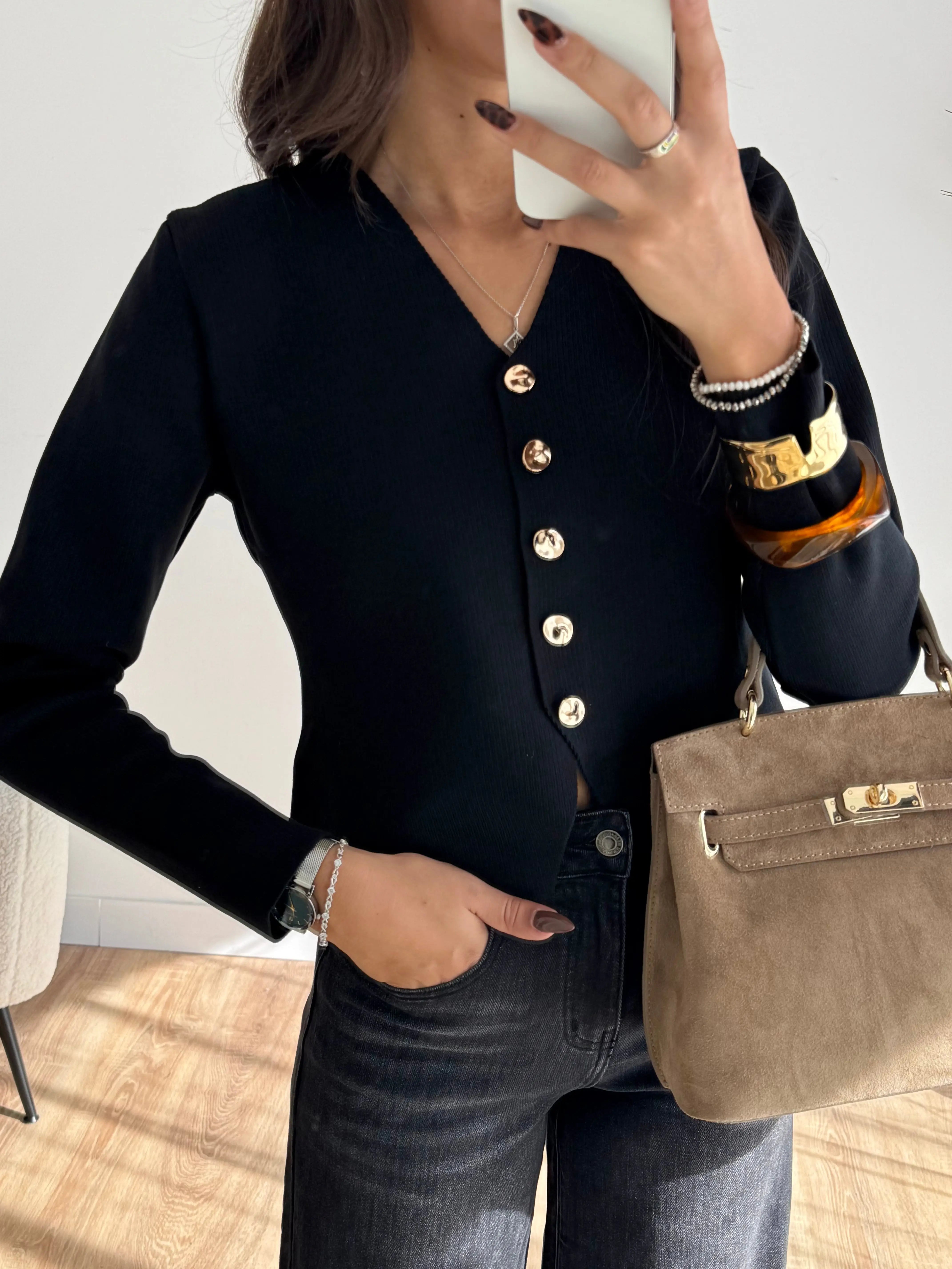 Cardigan noir DS.Sélection