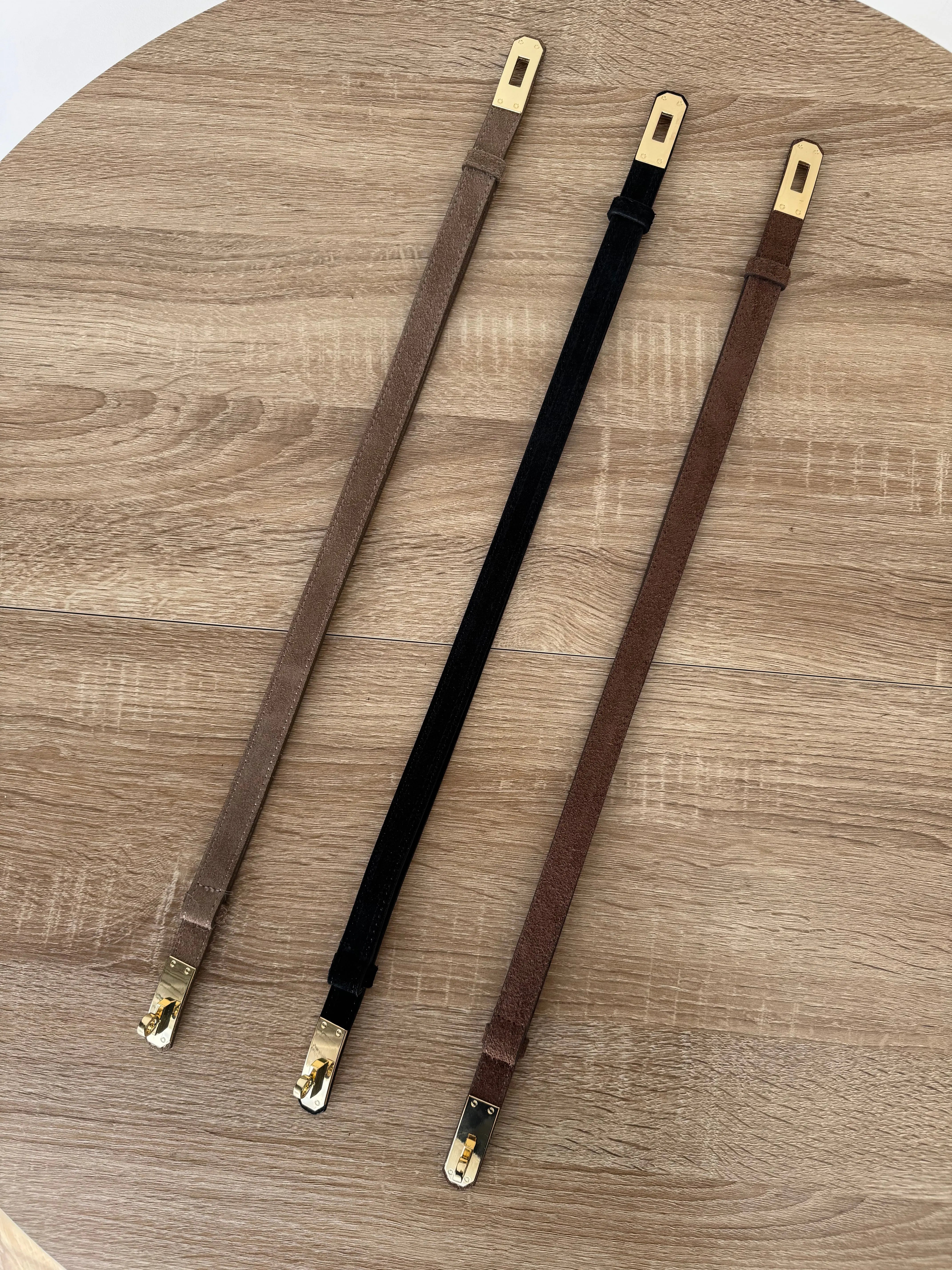 Ceinture cuir/daim DS.Sélection