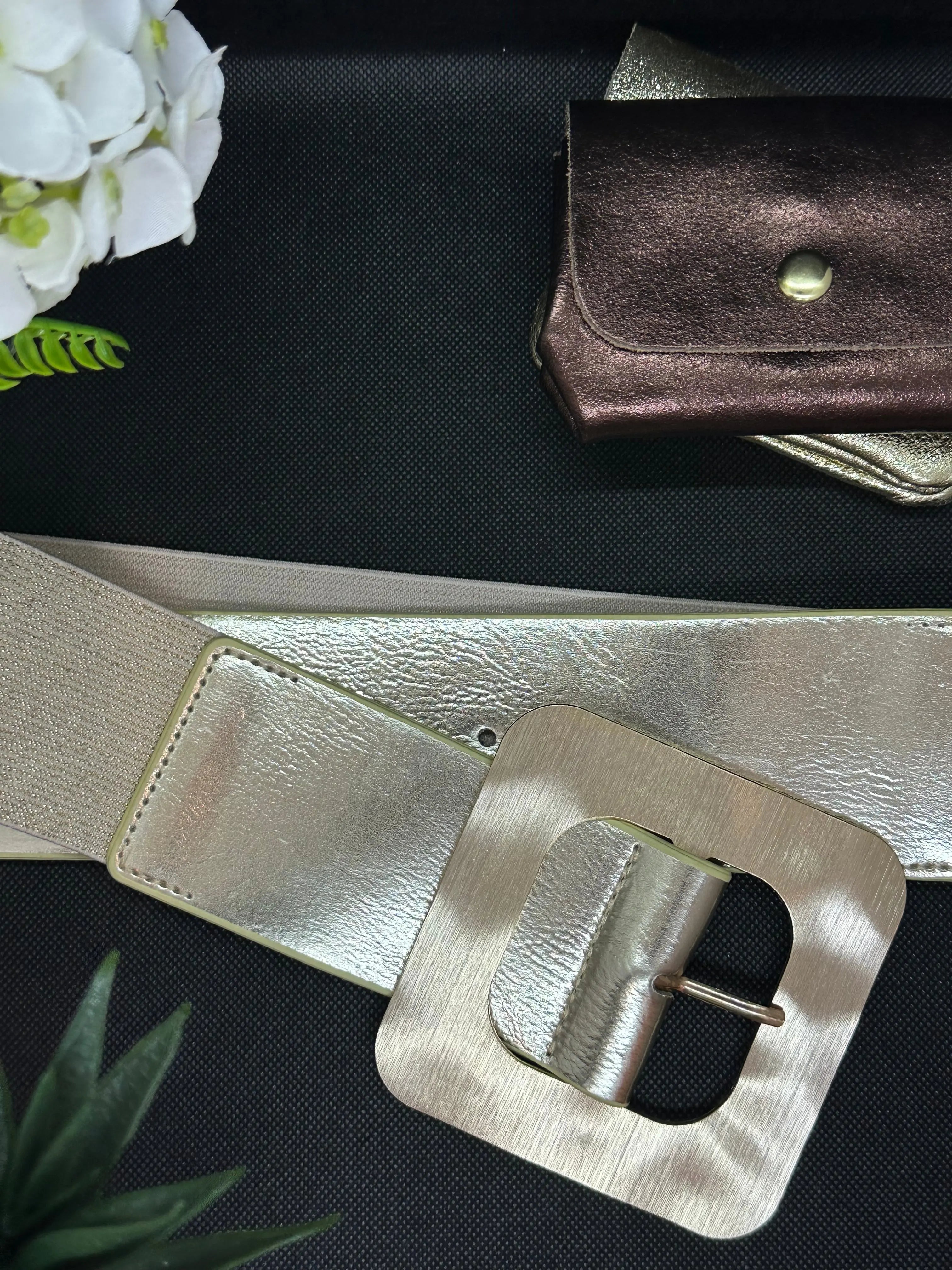 Ceinture dorée pailletée DS.Sélection