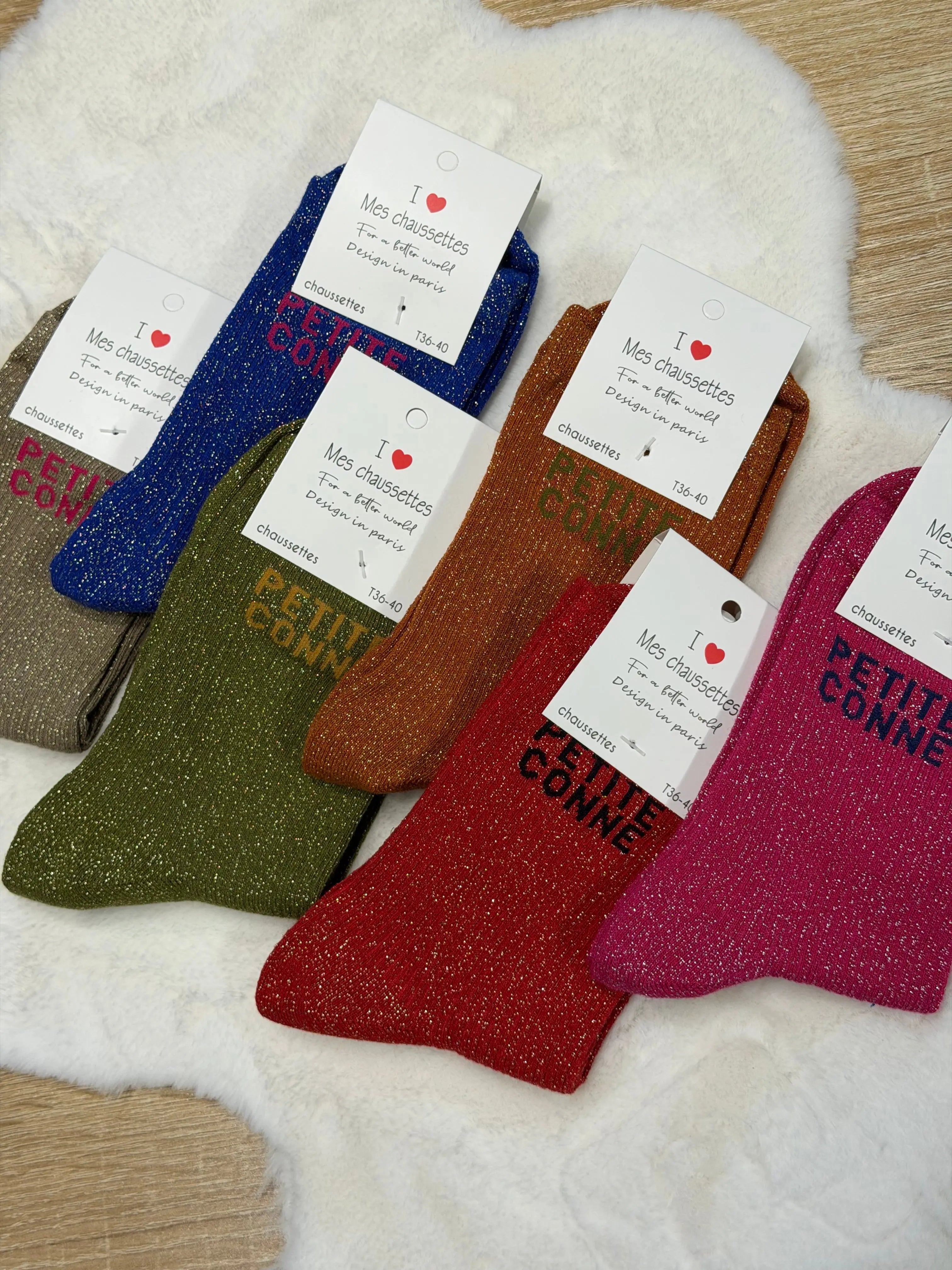 Chaussettes paillettes DS.Sélection