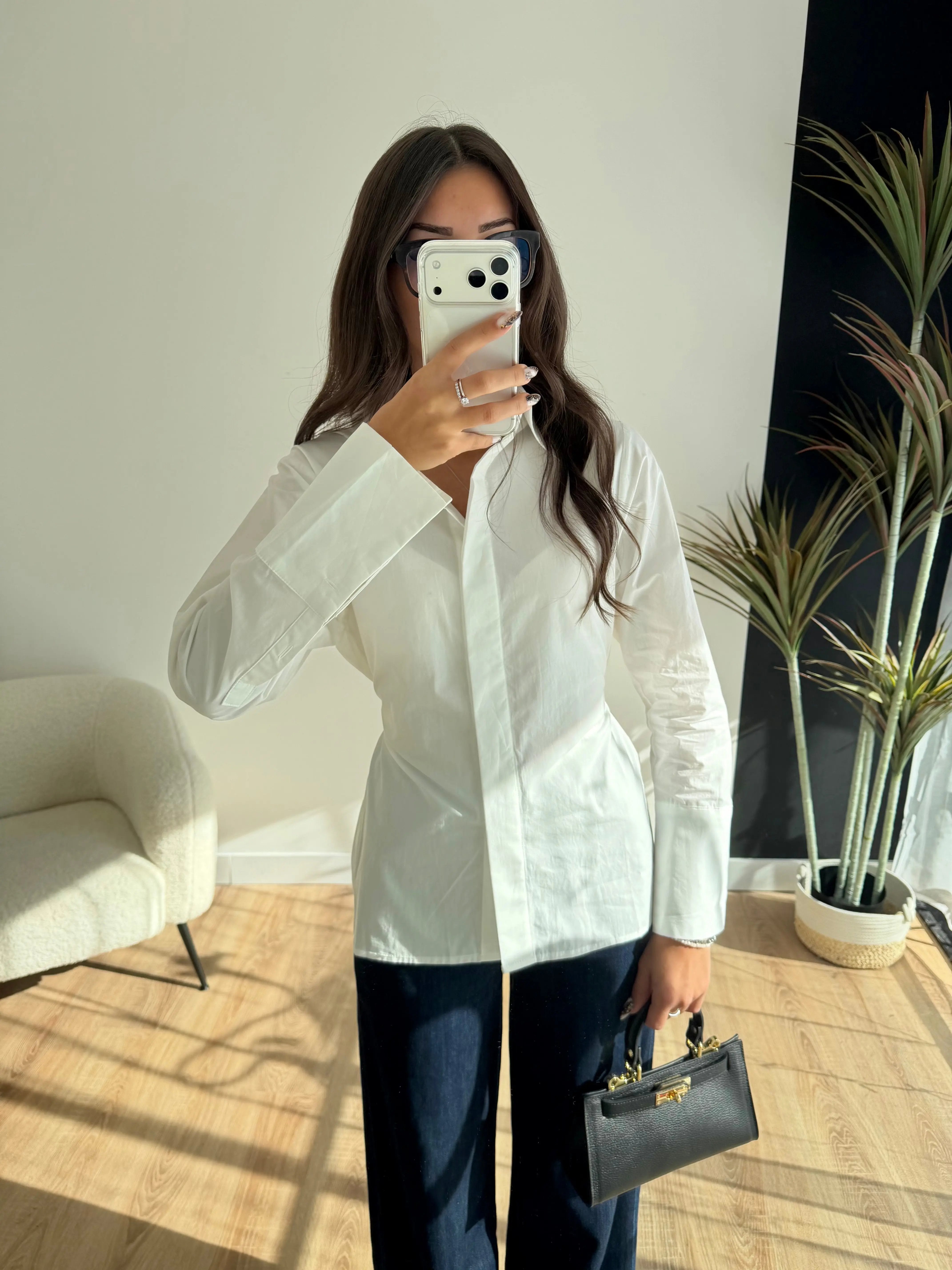 Chemise blanche cintrée DS.Sélection