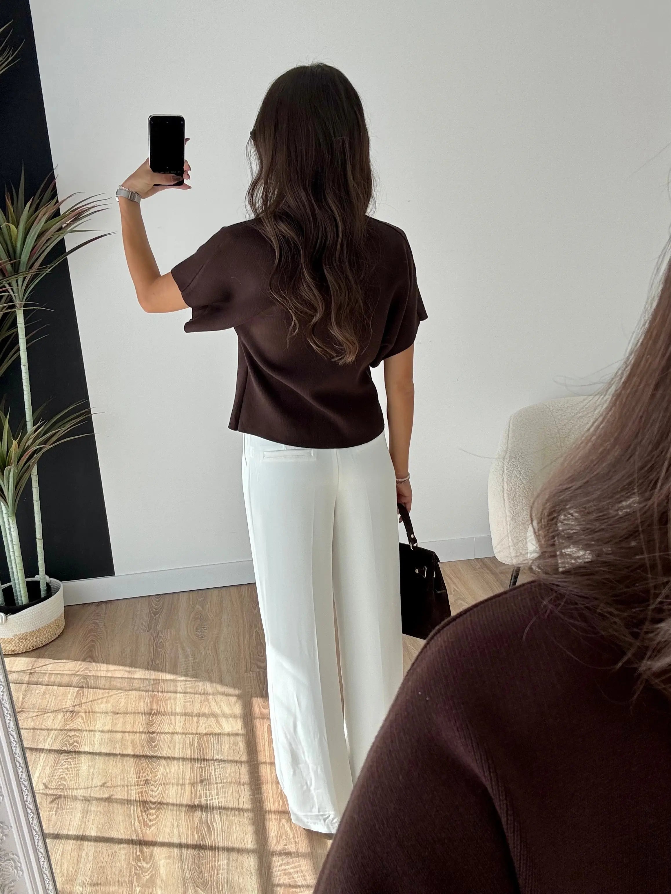 Gilet à bouton choco DS.Sélection