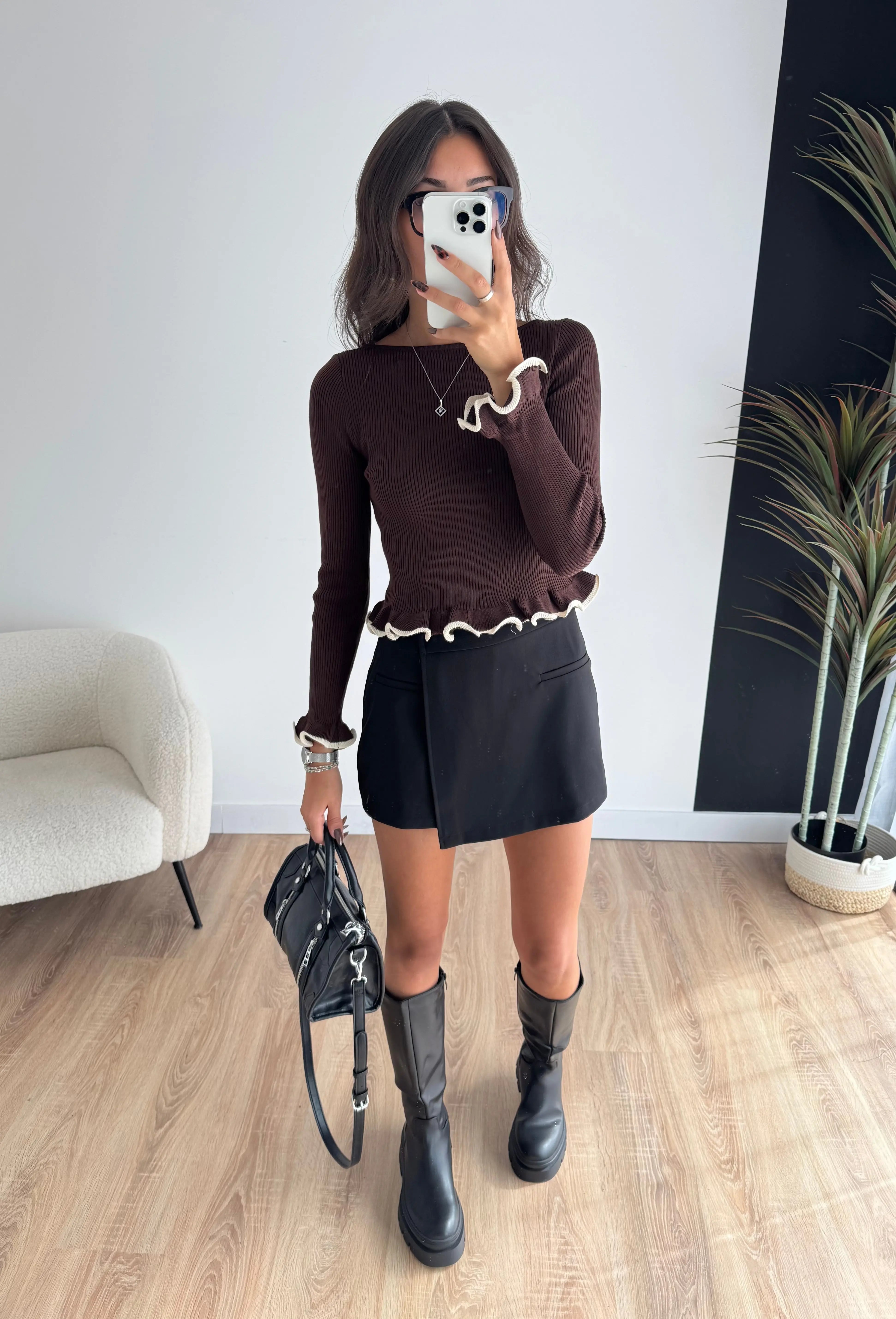 Jupe short noire DS.Sélection