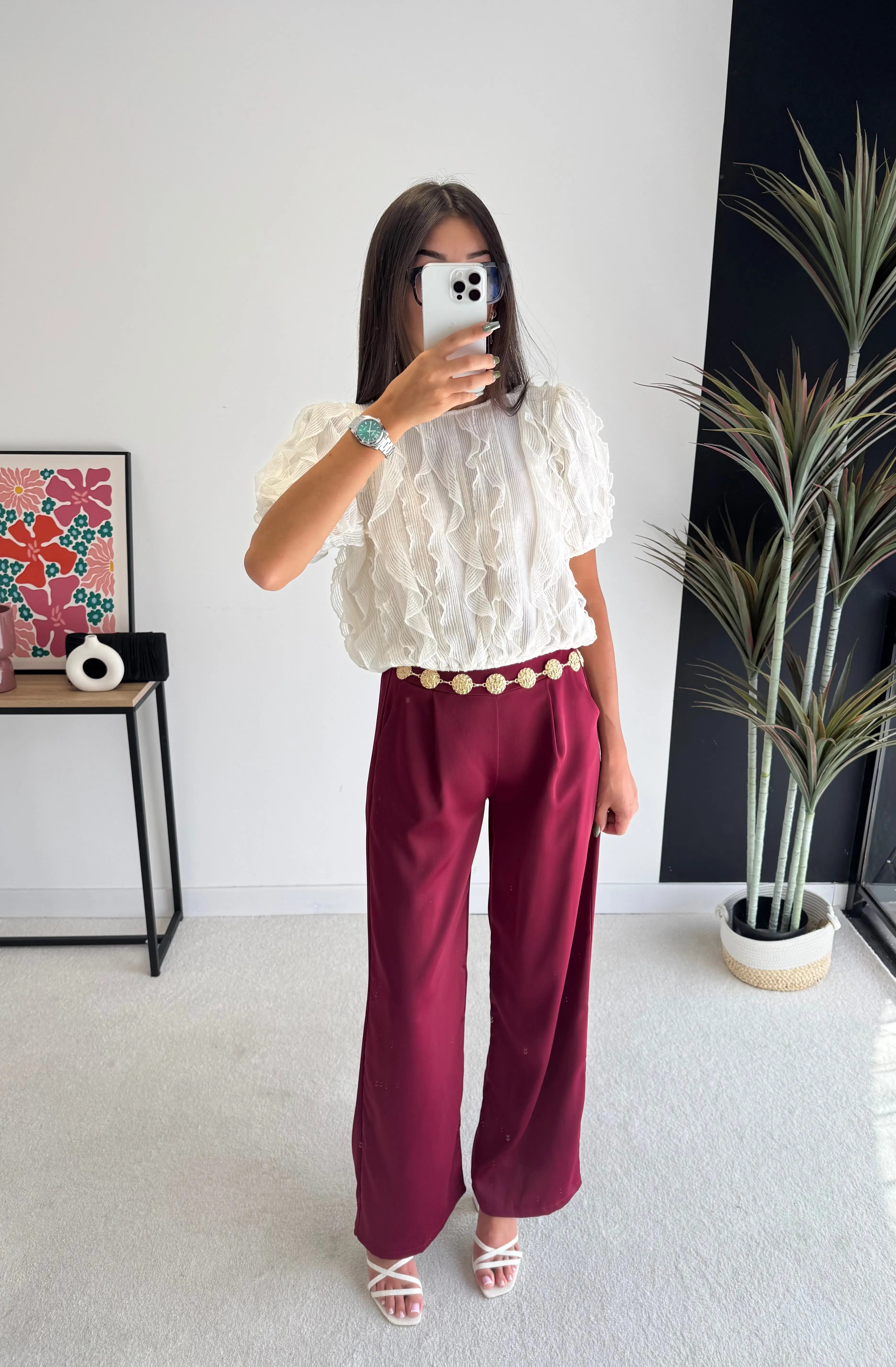 Pantalon bordeaux DS.Sélection