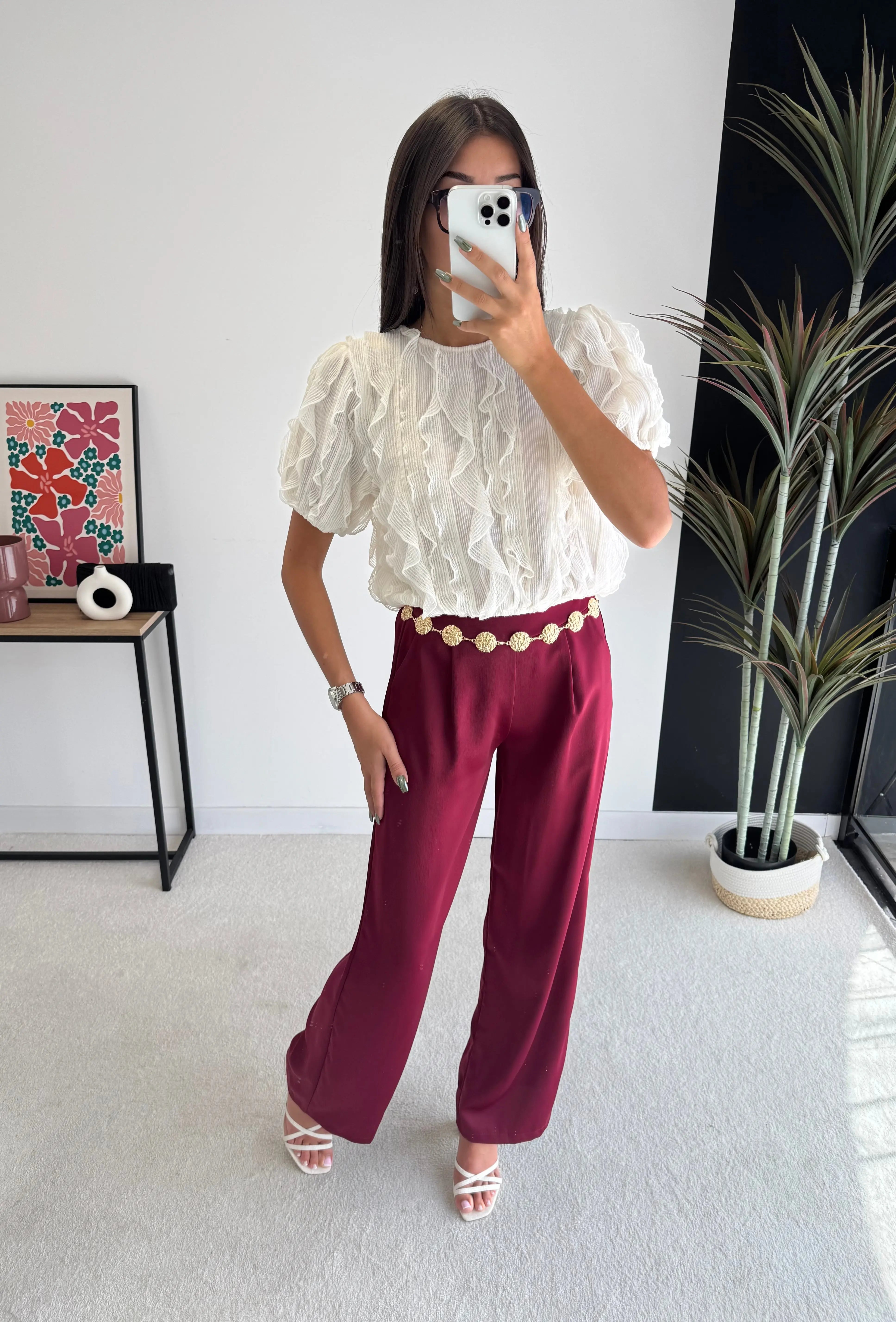 Pantalon bordeaux DS.Sélection