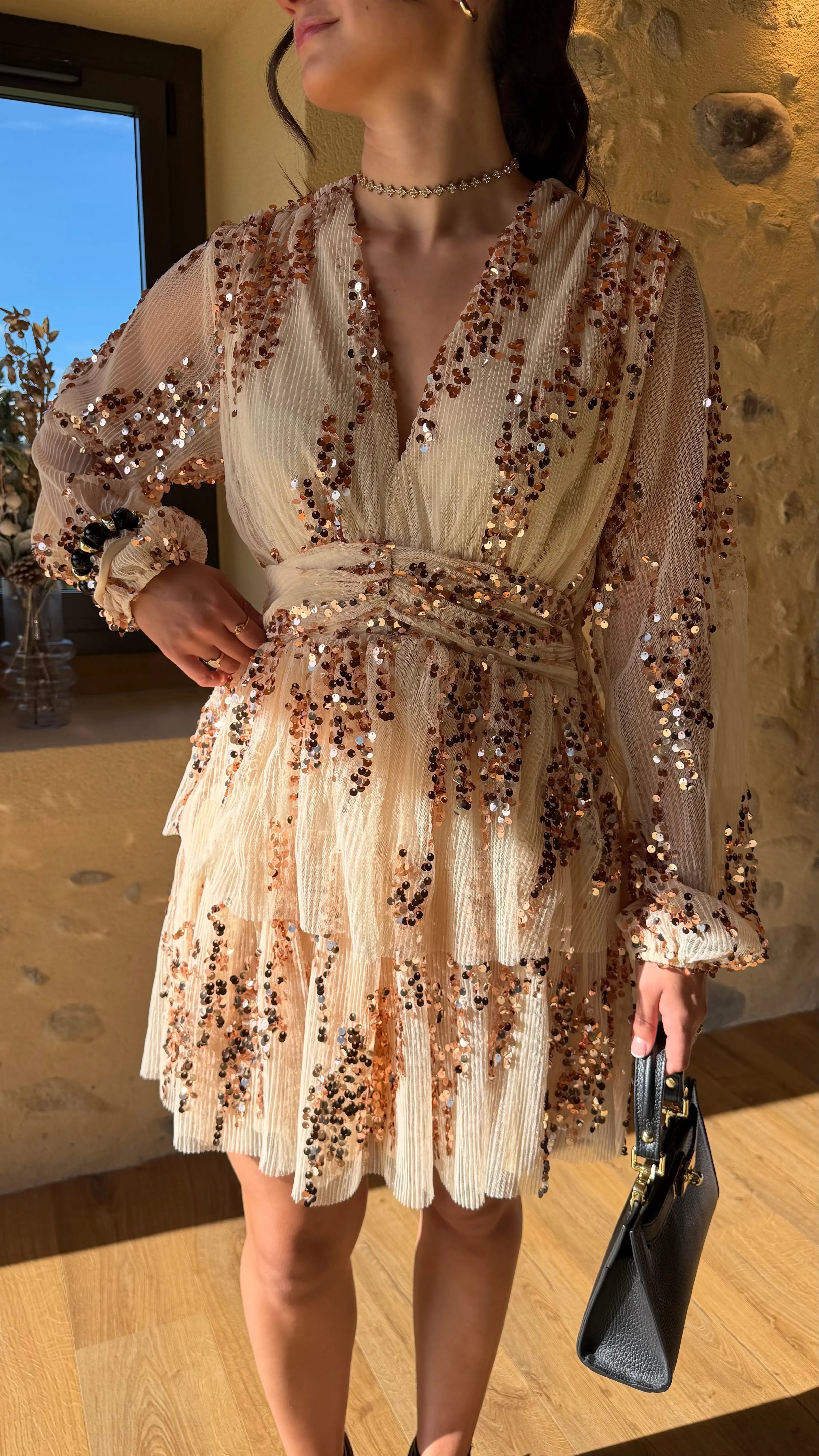 Robe Cassandre champagne DS.Sélection