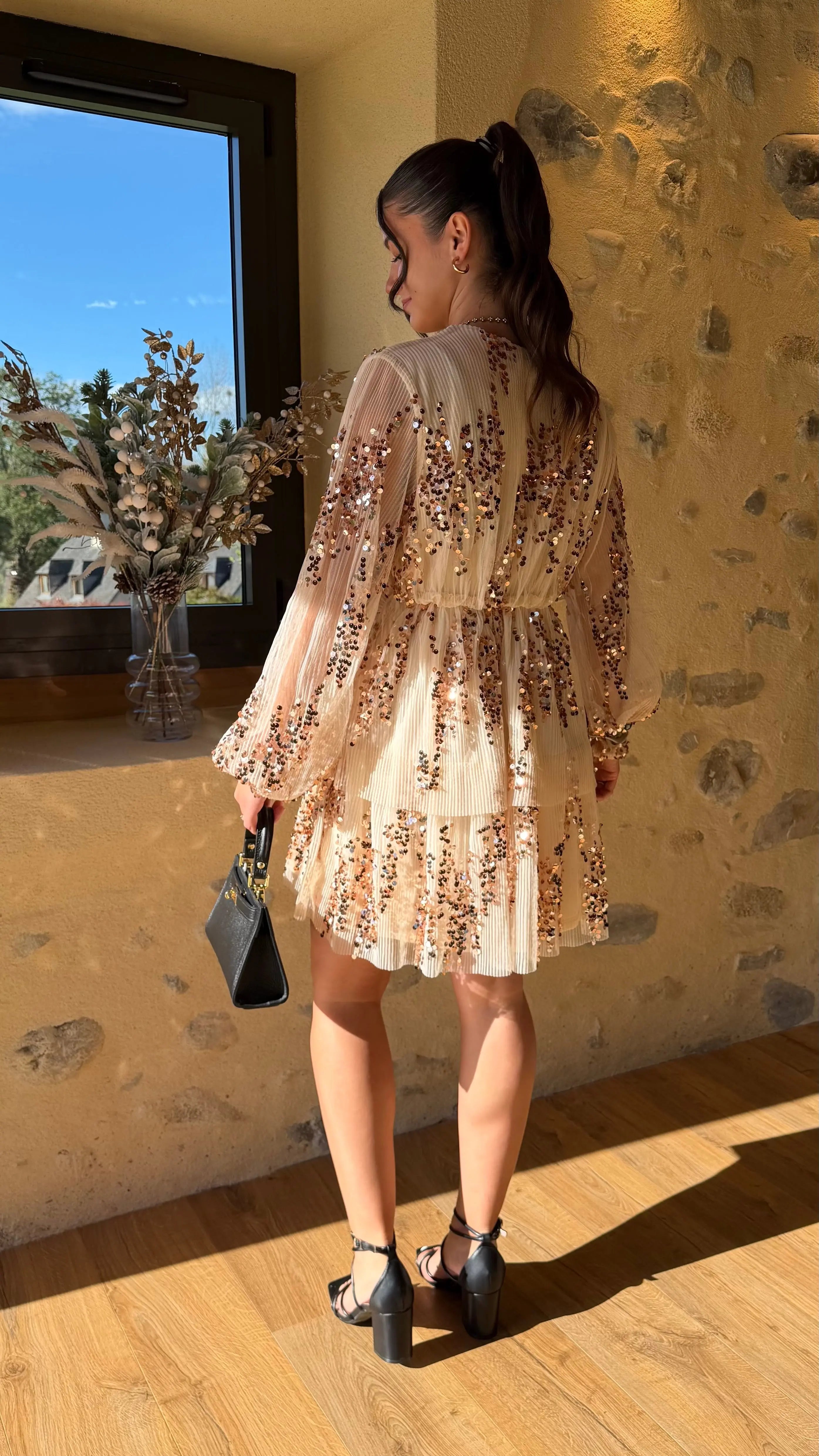 Robe Cassandre champagne DS.Sélection