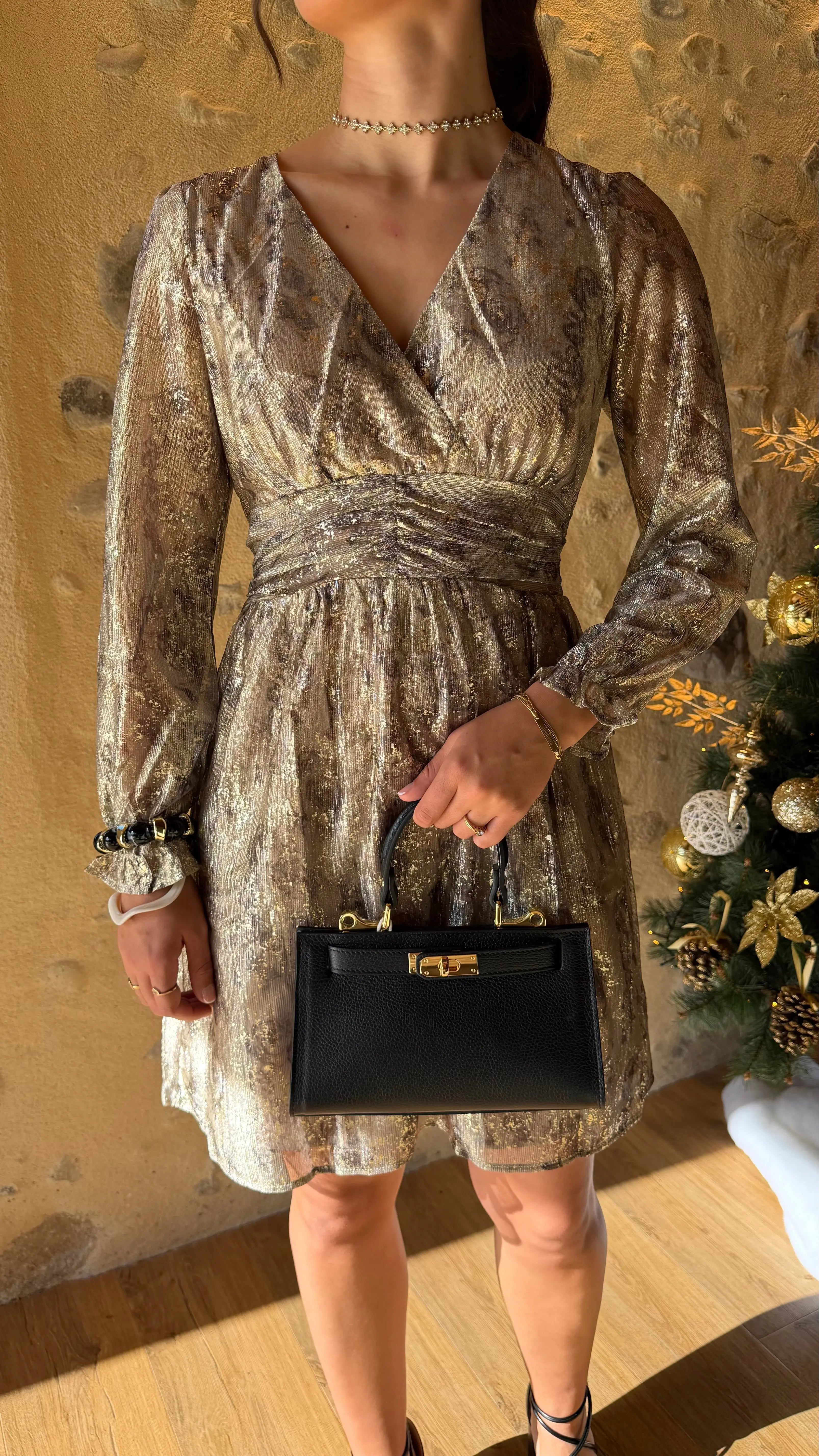 Robe irisée doré DS.Sélection