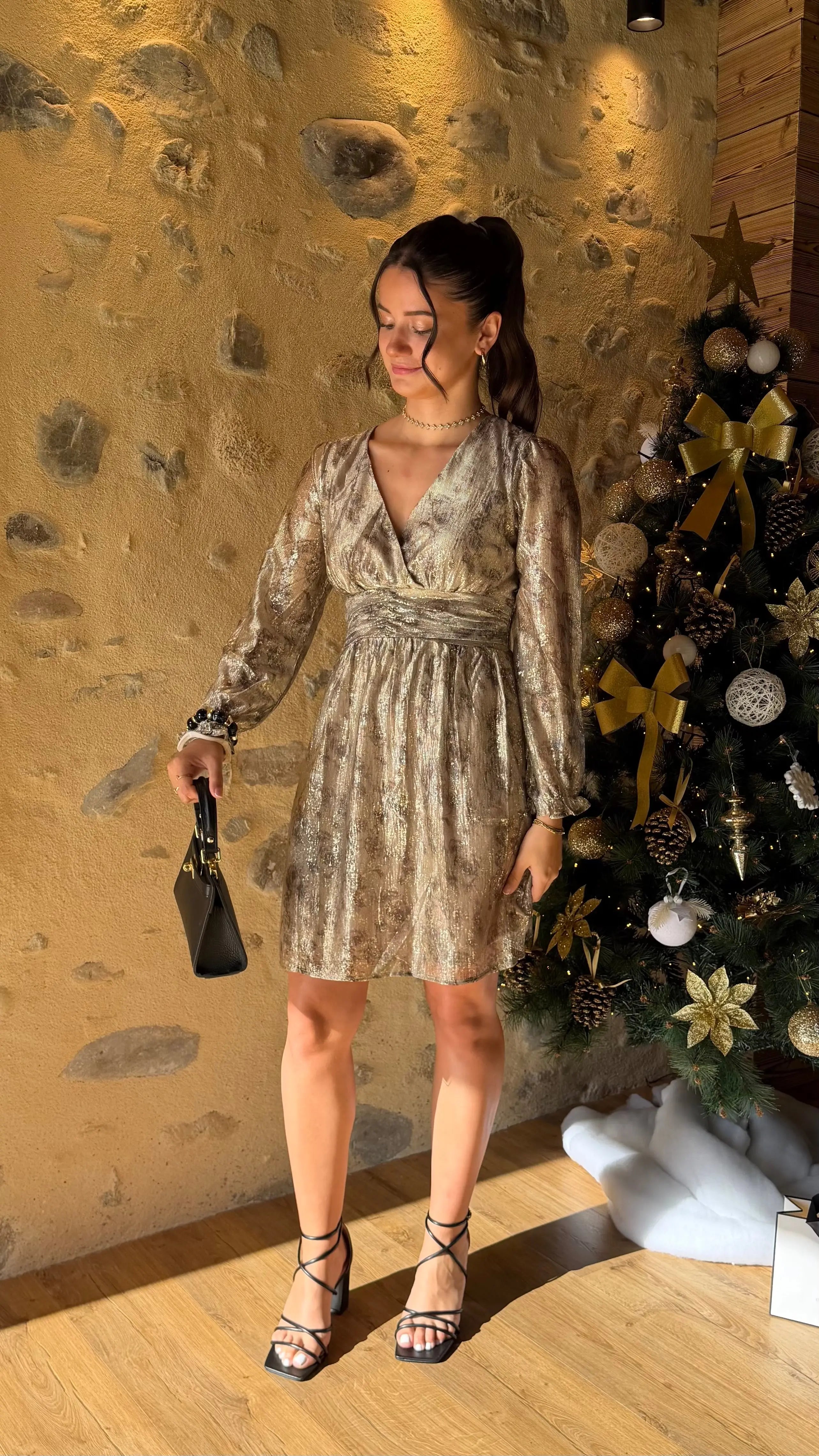 Robe irisée doré DS.Sélection