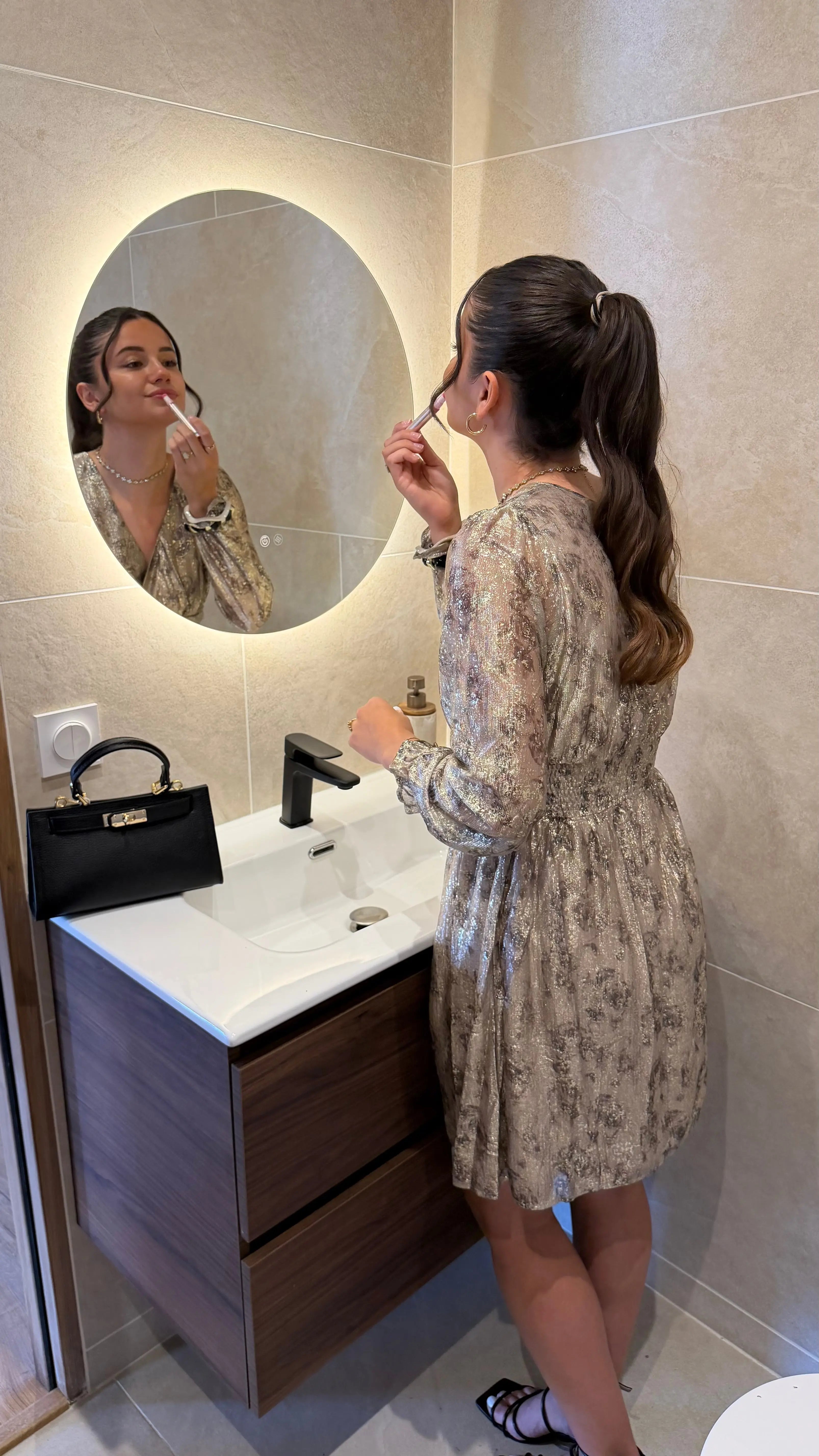 Robe irisée doré DS.Sélection