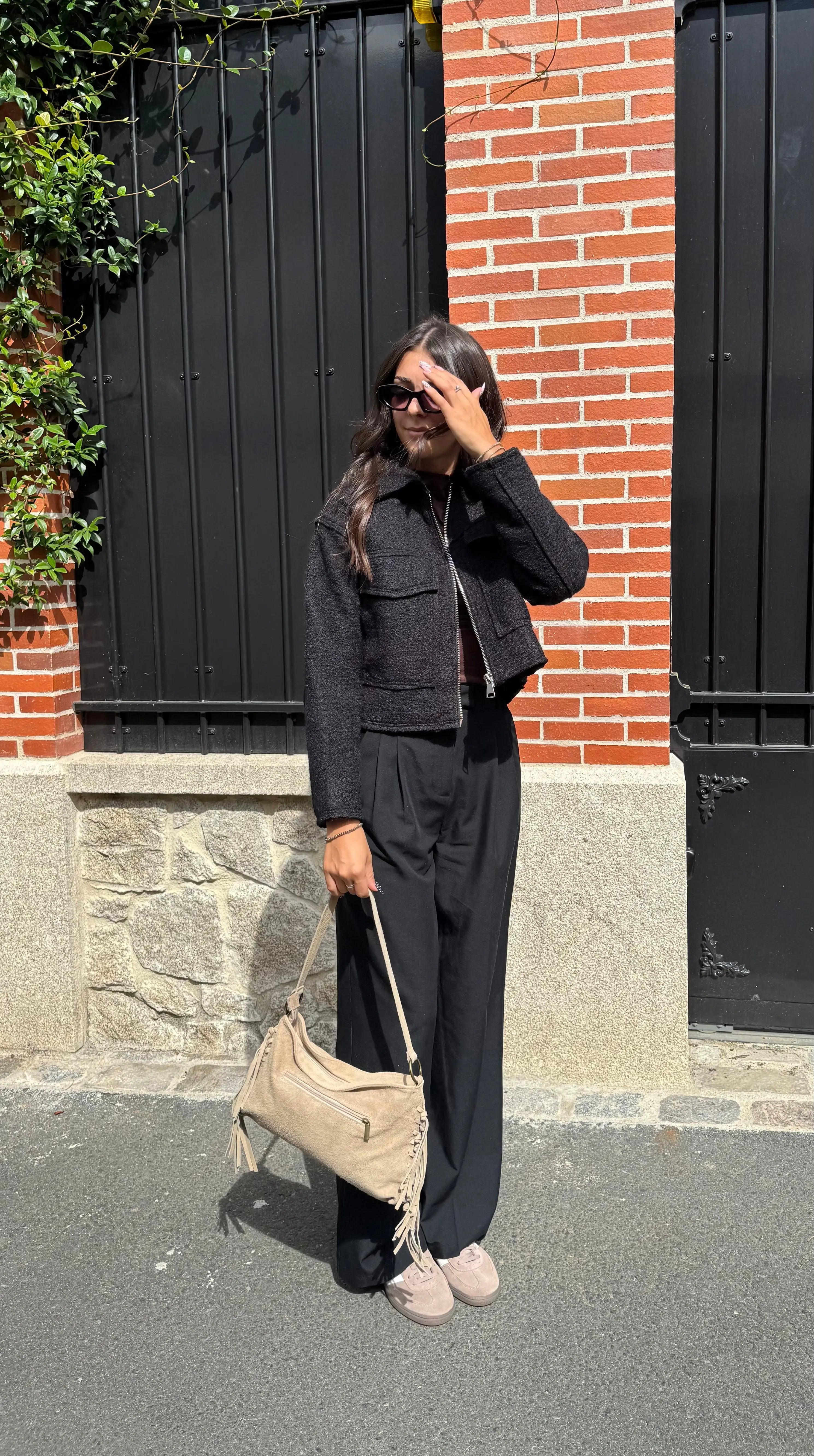 Veste courte noire DS.Sélection