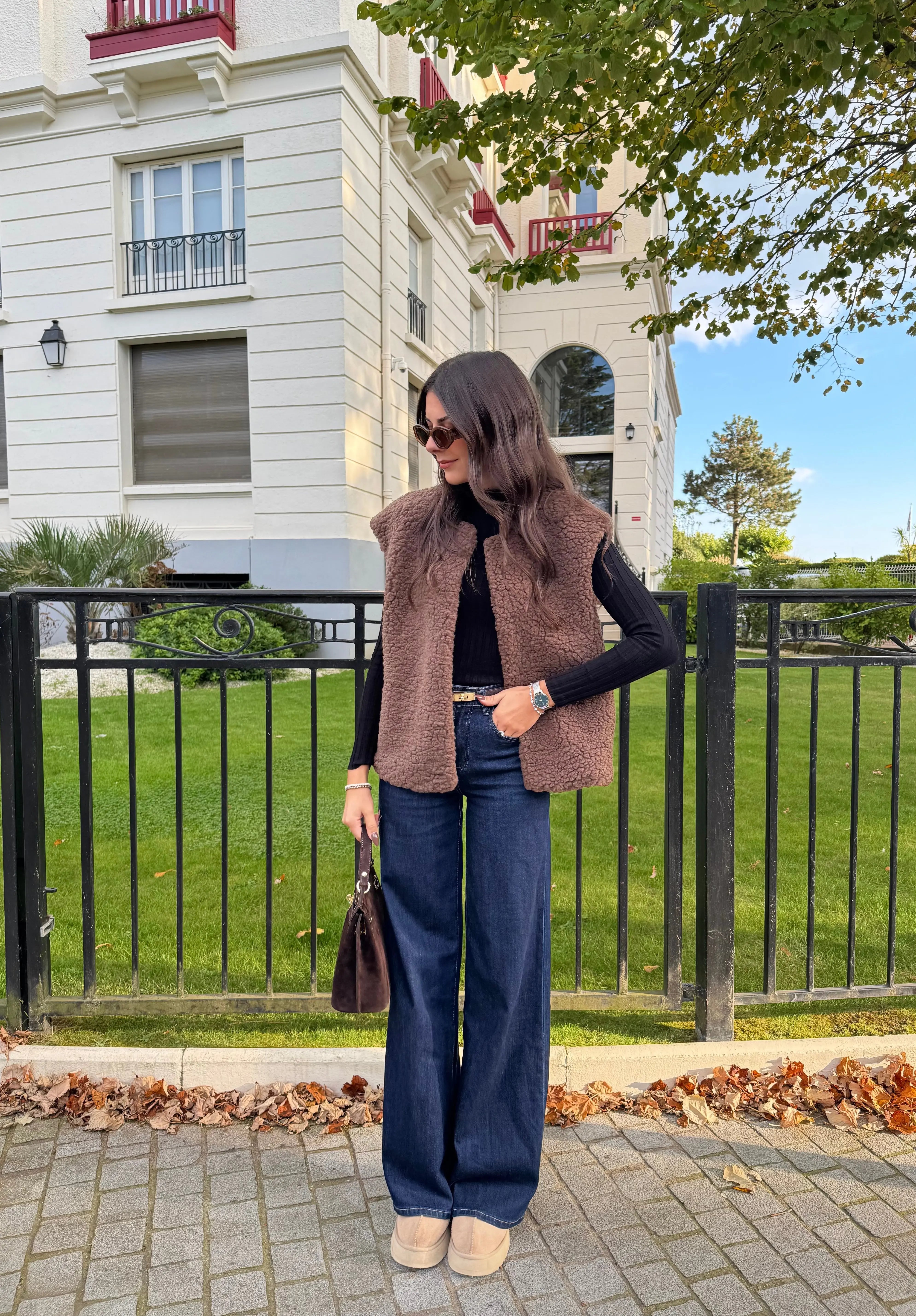 Veste mouton sans manches DS.Sélection